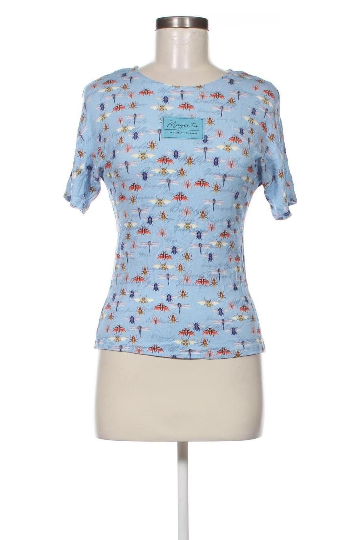 Damen Shirt Magenta, Größe S, Farbe Blau, Preis 10,23 €