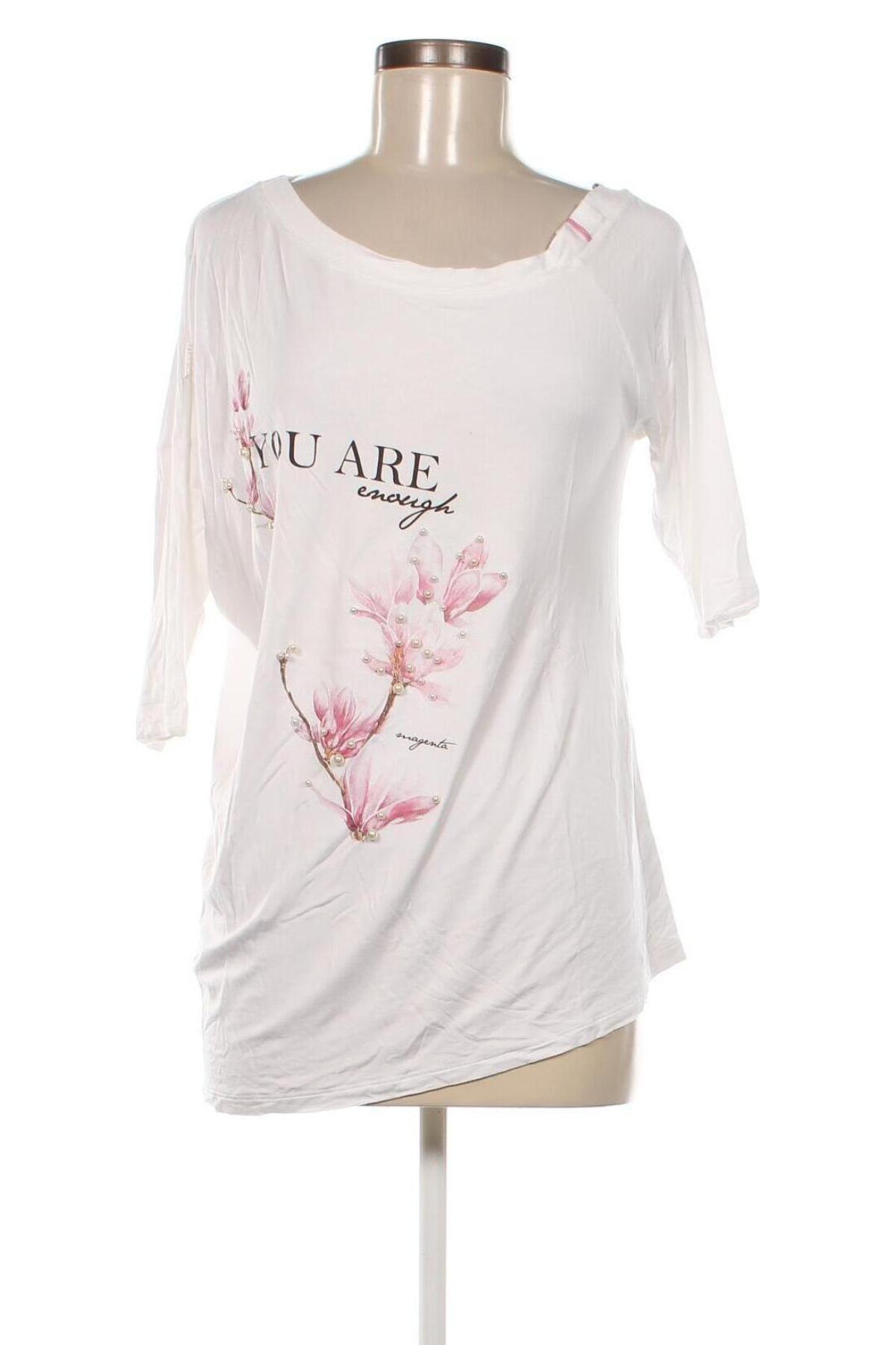 Damen Shirt Magenta, Größe S, Farbe Weiß, Preis 4,69 €