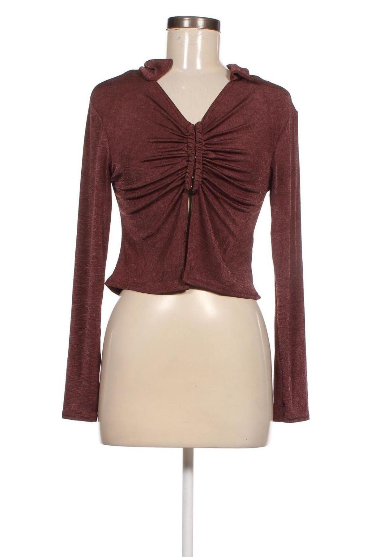Γυναικεία μπλούζα Missguided, Μέγεθος XL, Χρώμα Καφέ, Τιμή 9,59 €