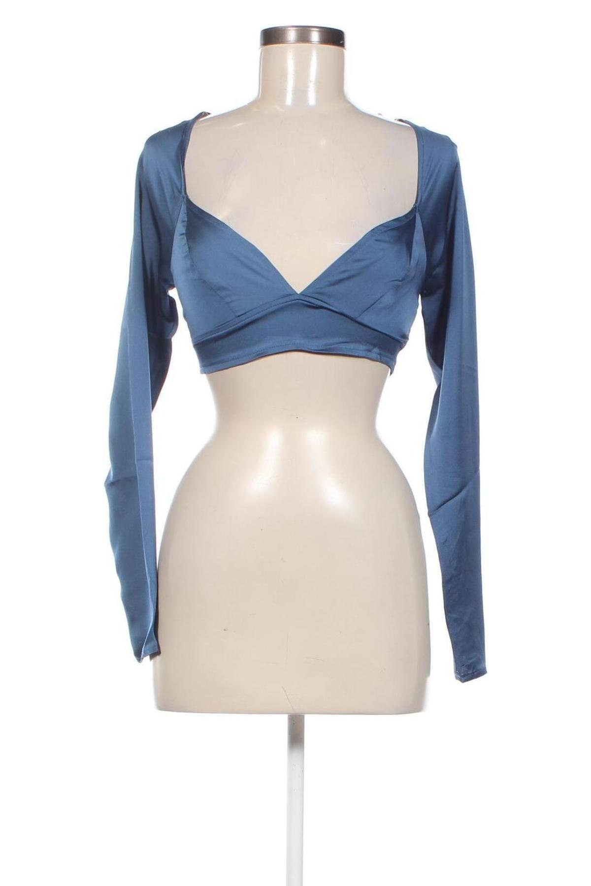 Дамска блуза Missguided, Размер XS, Цвят Син, Цена 31,00 лв.