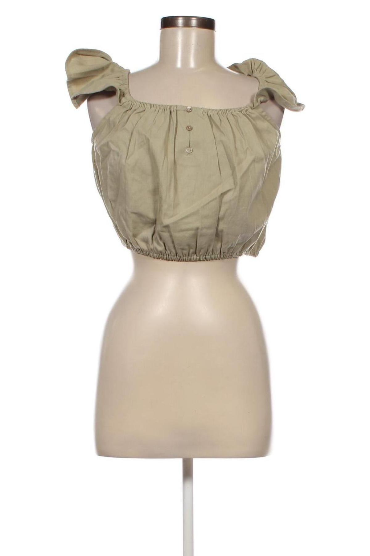 Γυναικεία μπλούζα Missguided, Μέγεθος M, Χρώμα Πράσινο, Τιμή 4,95 €
