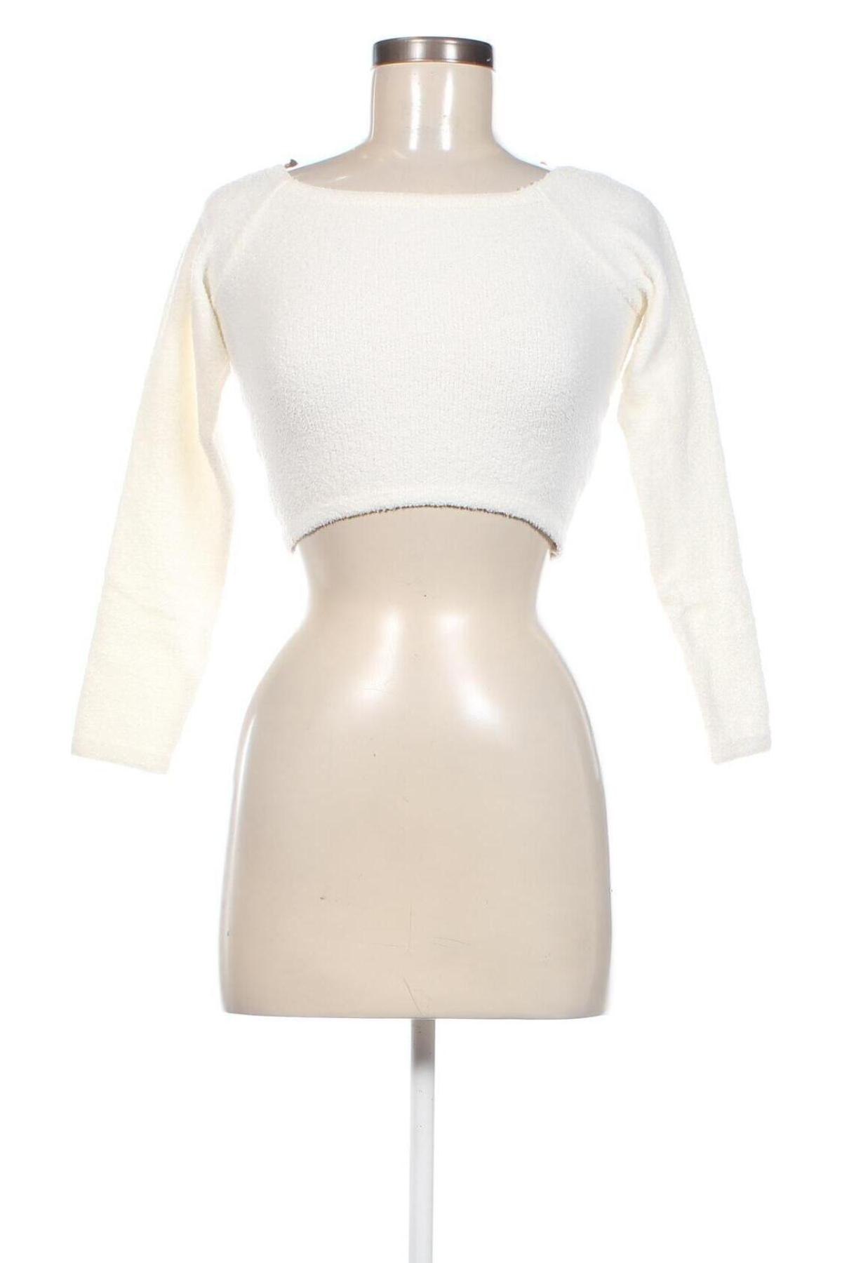 Γυναικεία μπλούζα Monki, Μέγεθος XS, Χρώμα Λευκό, Τιμή 5,23 €