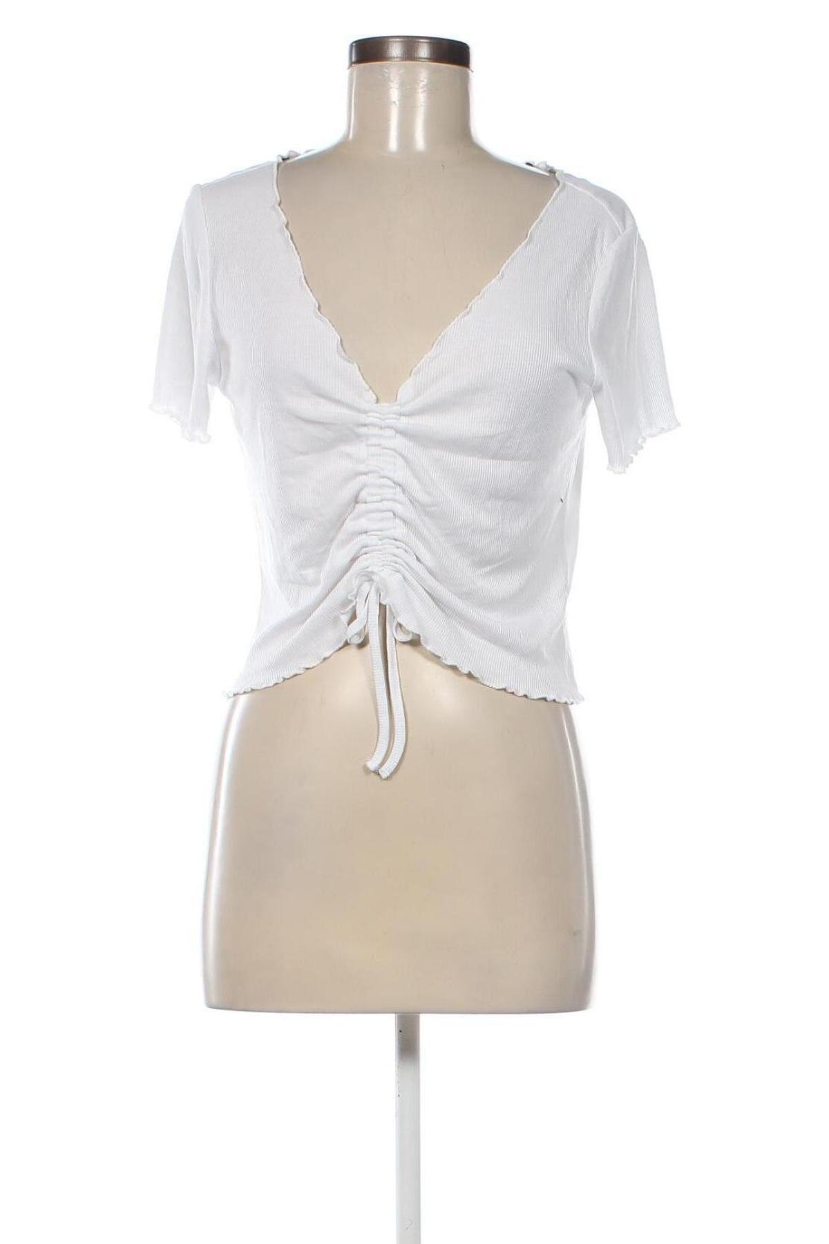 Дамска блуза Monki, Размер L, Цвят Бял, Цена 7,20 лв.