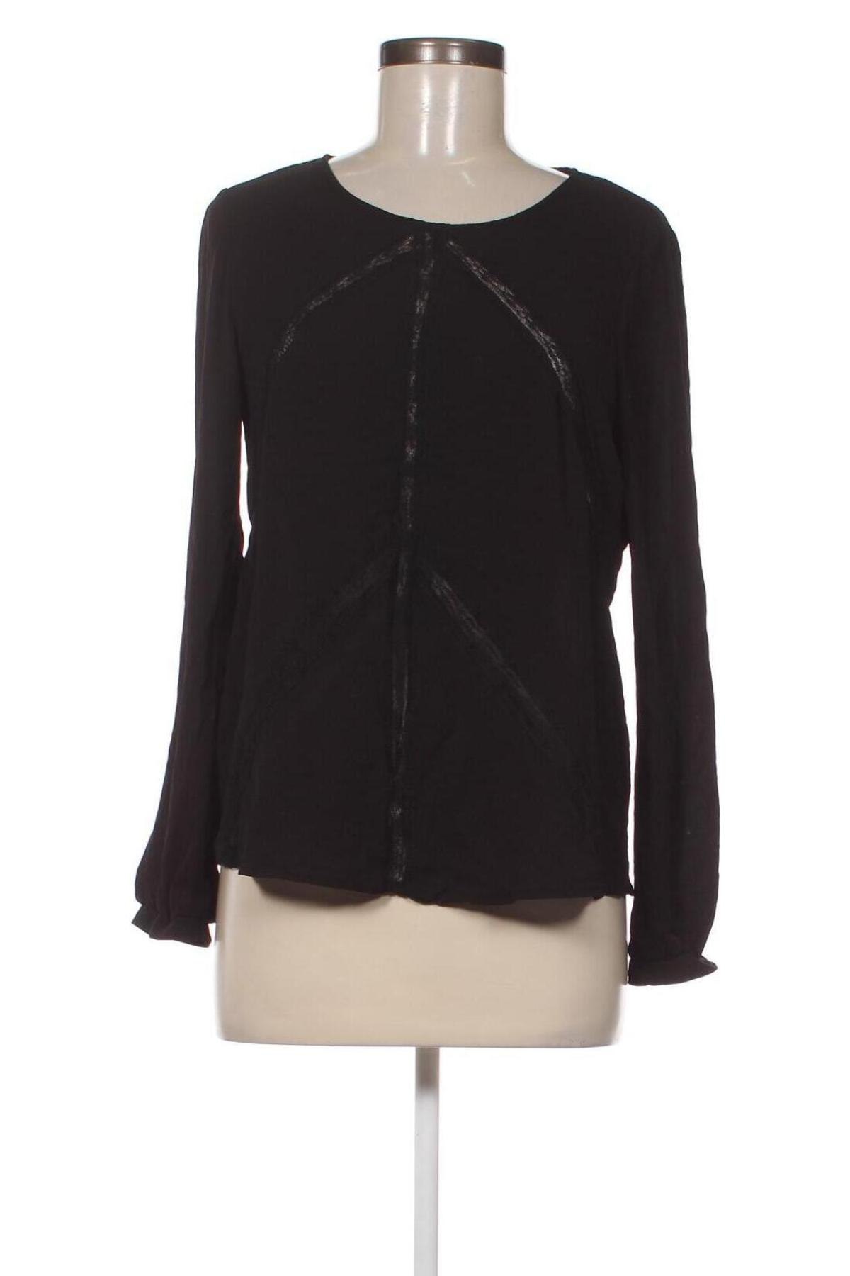 Γυναικεία μπλούζα Motivi, Μέγεθος M, Χρώμα Μαύρο, Τιμή 2,69 €
