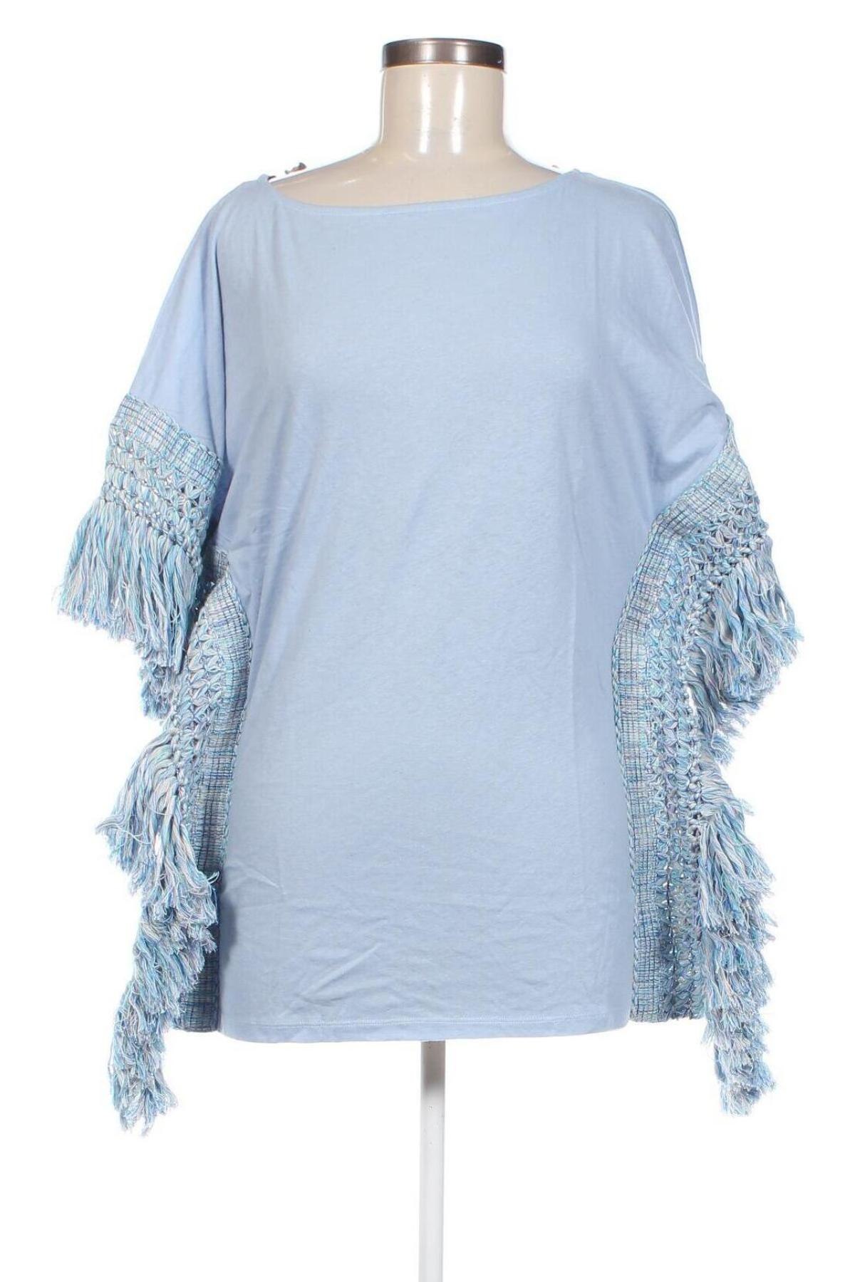 Γυναικεία μπλούζα Mucho Gusto, Μέγεθος M, Χρώμα Μπλέ, Τιμή 63,08 €