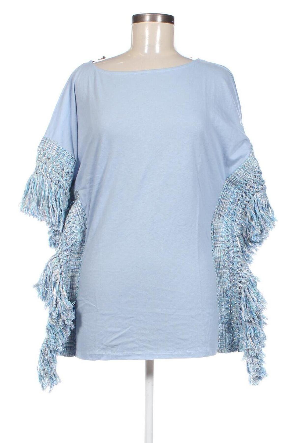 Damen Shirt Mucho Gusto, Größe M, Farbe Blau, Preis 19,58 €