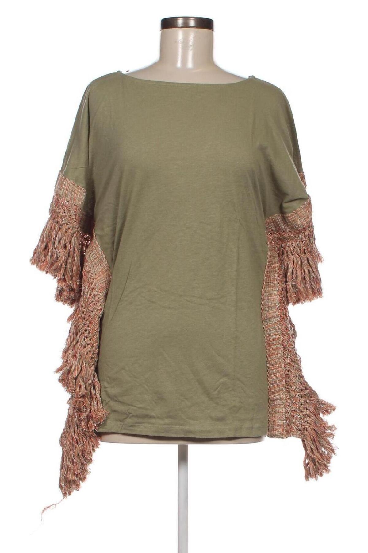 Damen Shirt Mucho Gusto, Größe M, Farbe Grün, Preis 66,34 €