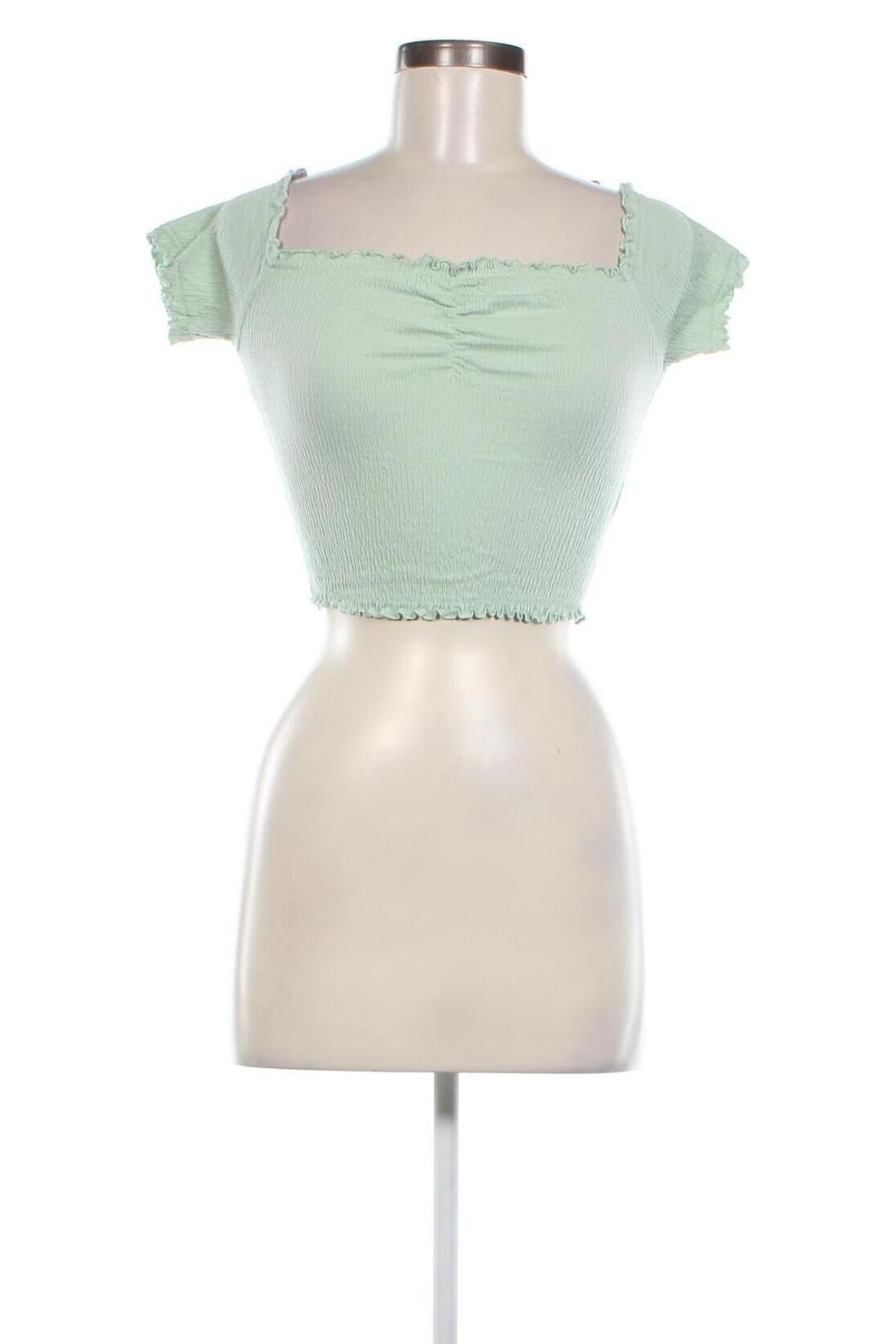 Damen Shirt New Look, Größe XXS, Farbe Grün, Preis 2,64 €