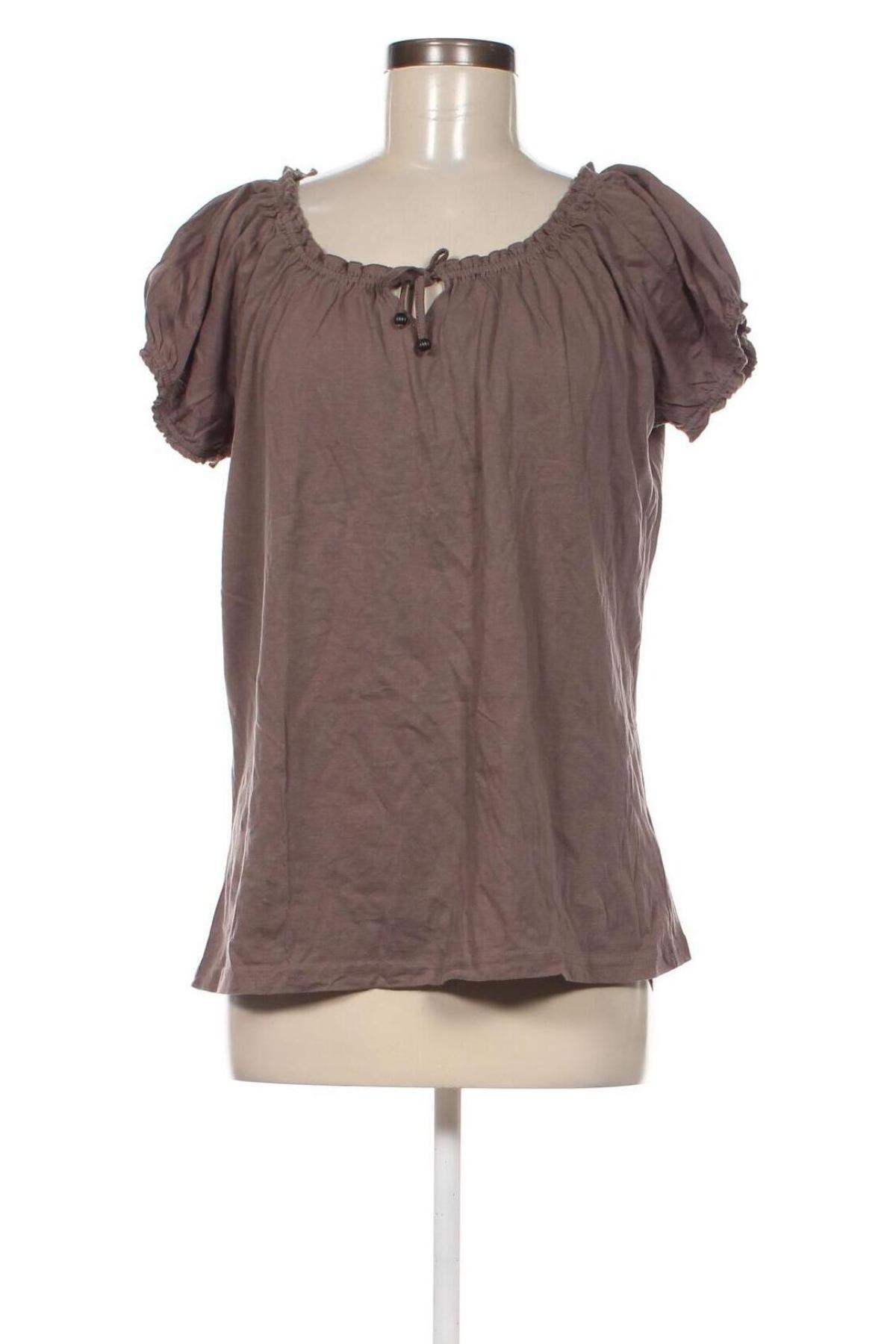 Дамска блуза Nkd, Размер L, Цвят Кафяв, Цена 7,60 лв.