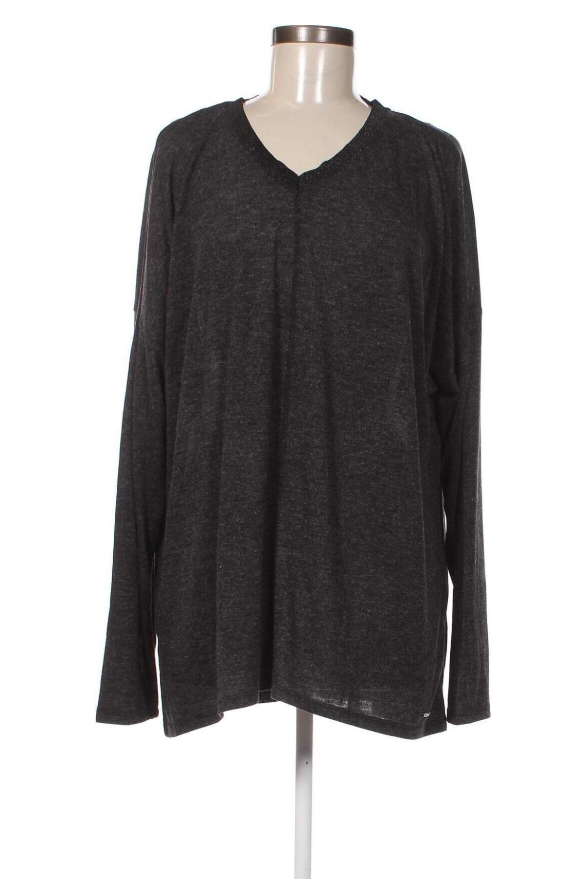 Γυναικεία μπλούζα October, Μέγεθος XXL, Χρώμα Μαύρο, Τιμή 5,11 €