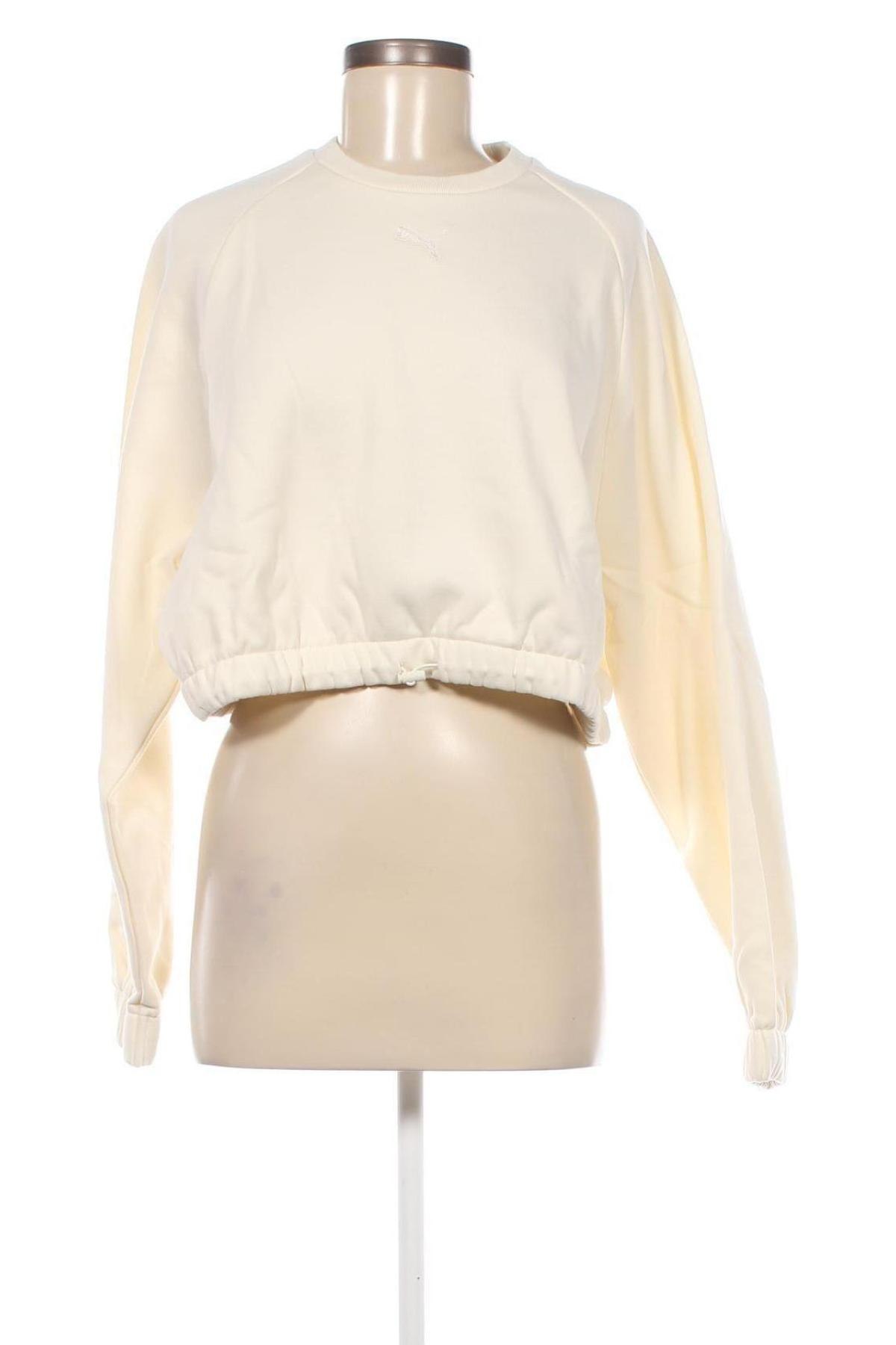 Γυναικεία μπλούζα PUMA, Μέγεθος L, Χρώμα Εκρού, Τιμή 29,97 €