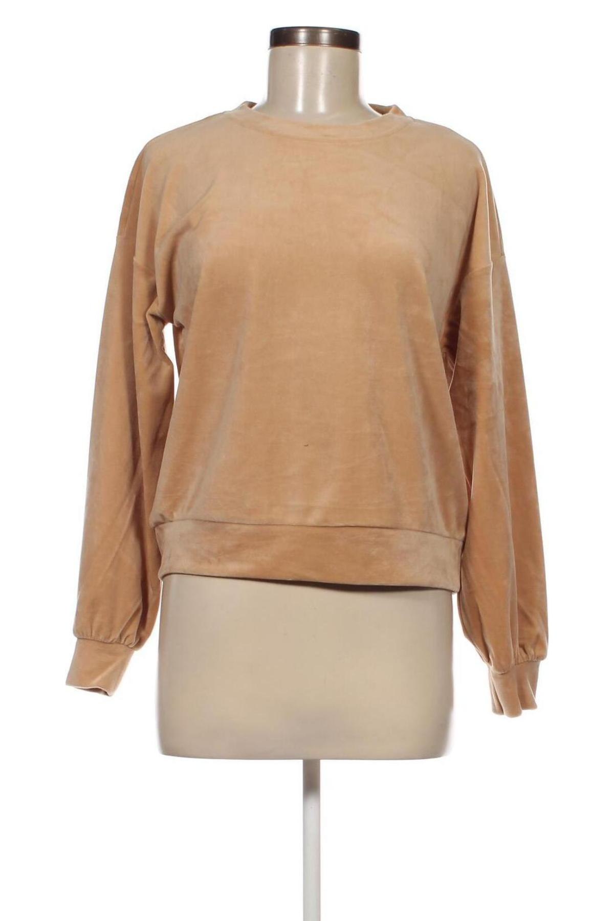 Γυναικεία μπλούζα Pieces, Μέγεθος XS, Χρώμα  Μπέζ, Τιμή 7,22 €