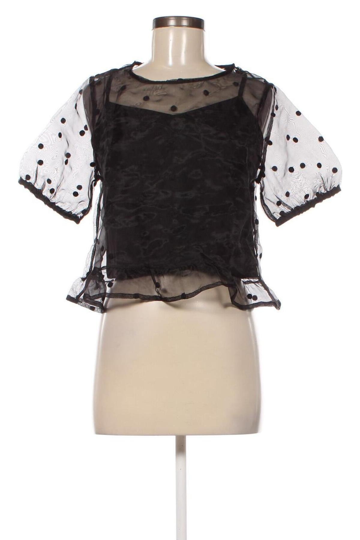 Γυναικεία μπλούζα Pimkie, Μέγεθος M, Χρώμα Μαύρο, Τιμή 4,79 €