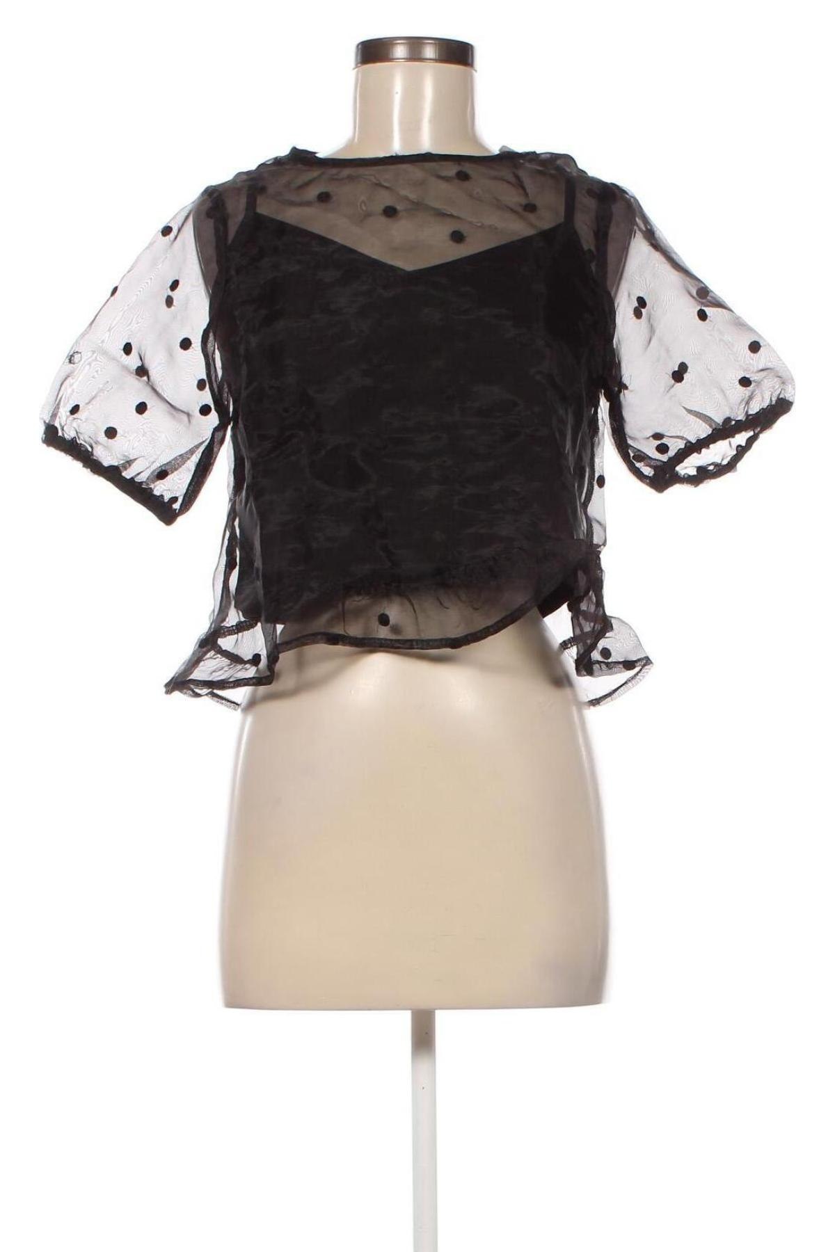 Γυναικεία μπλούζα Pimkie, Μέγεθος XS, Χρώμα Μαύρο, Τιμή 4,79 €