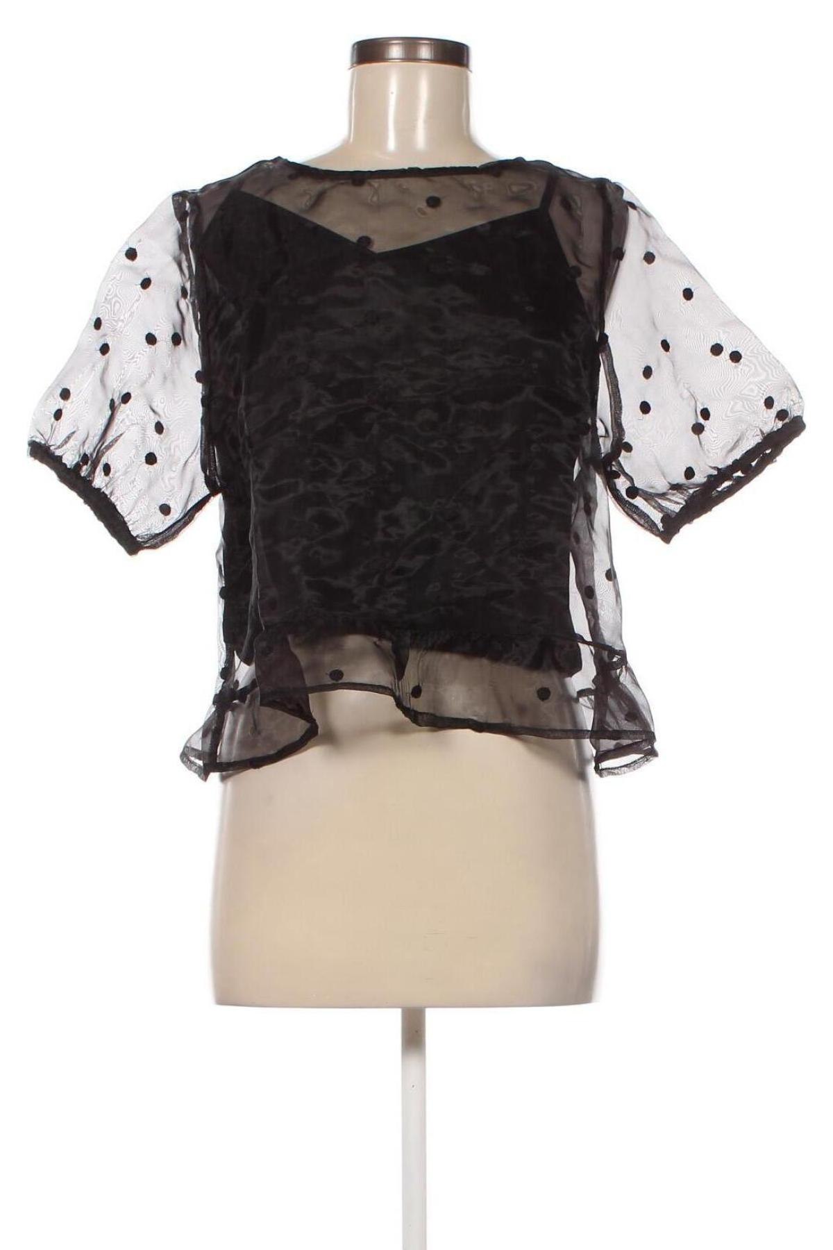 Дамска блуза Pimkie, Размер L, Цвят Черен, Цена 8,99 лв.