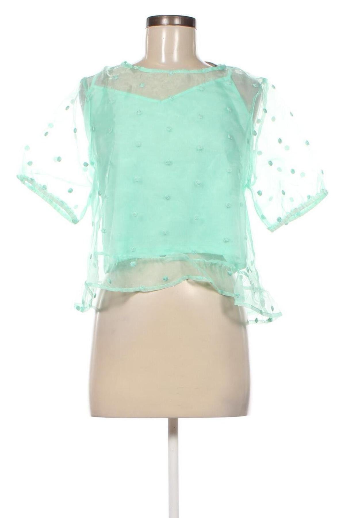 Γυναικεία μπλούζα Pimkie, Μέγεθος M, Χρώμα Πράσινο, Τιμή 3,36 €