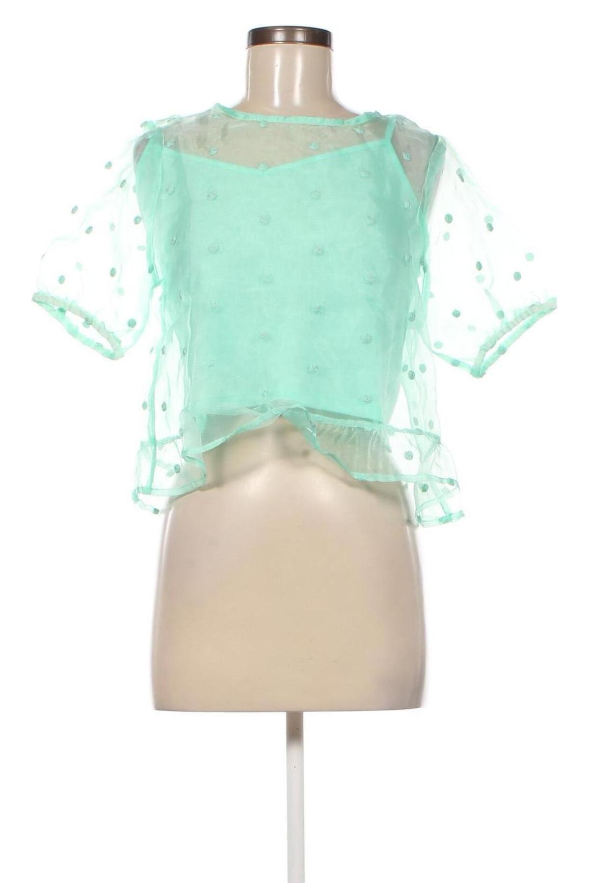 Γυναικεία μπλούζα Pimkie, Μέγεθος S, Χρώμα Πράσινο, Τιμή 3,36 €