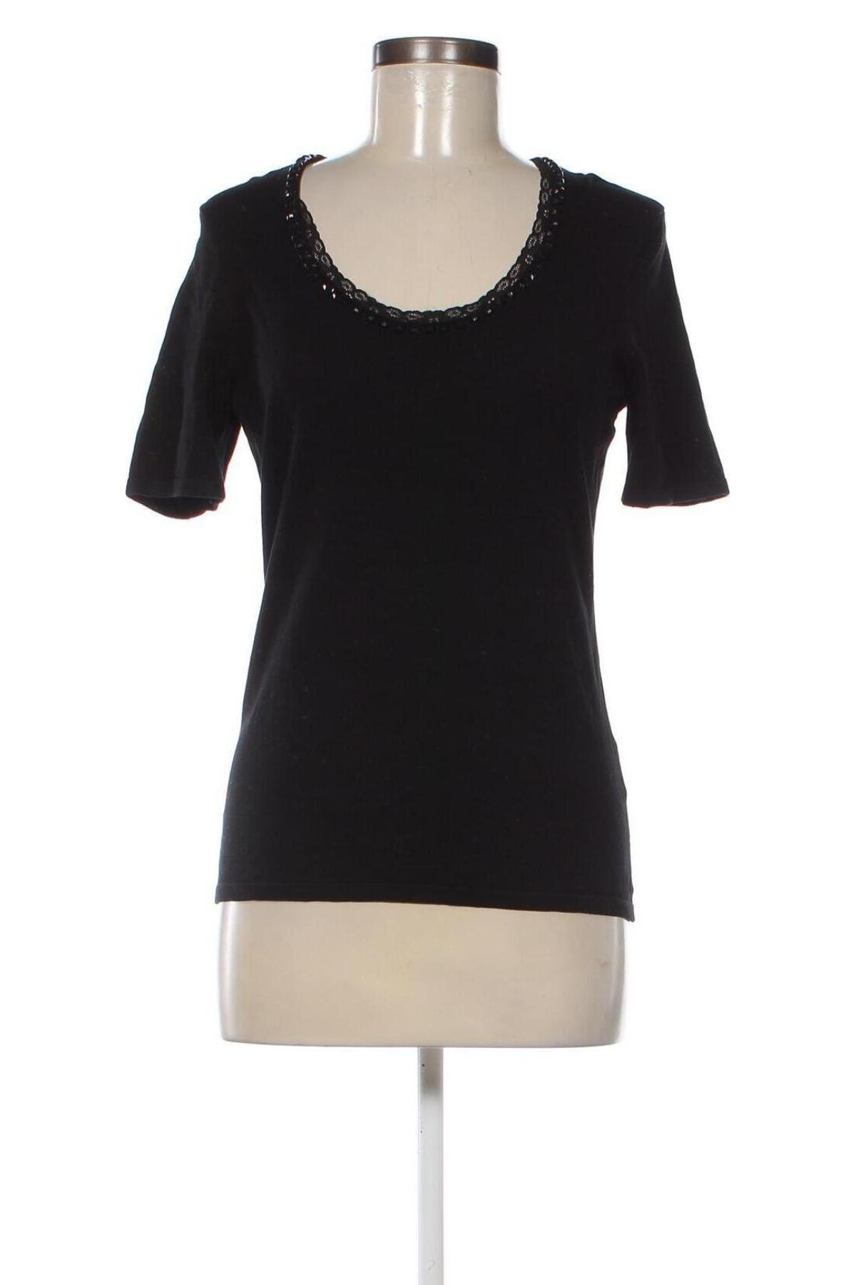 Дамска блуза Pompoos Design By Harald Gloockler, Размер S, Цвят Черен, Цена 14,28 лв.