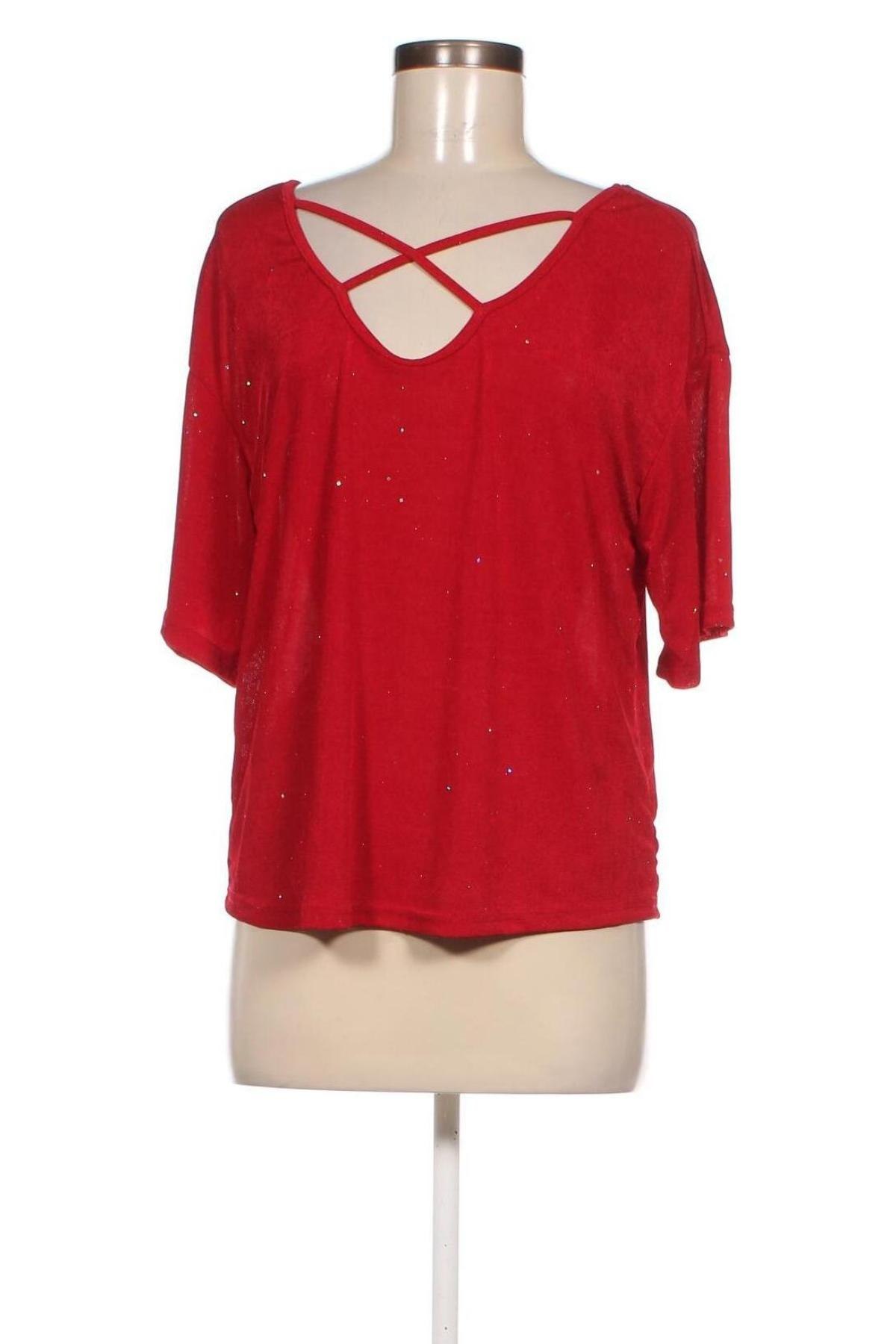 Bluză de femei SHEIN, Mărime M, Culoare Roșu, Preț 13,75 Lei