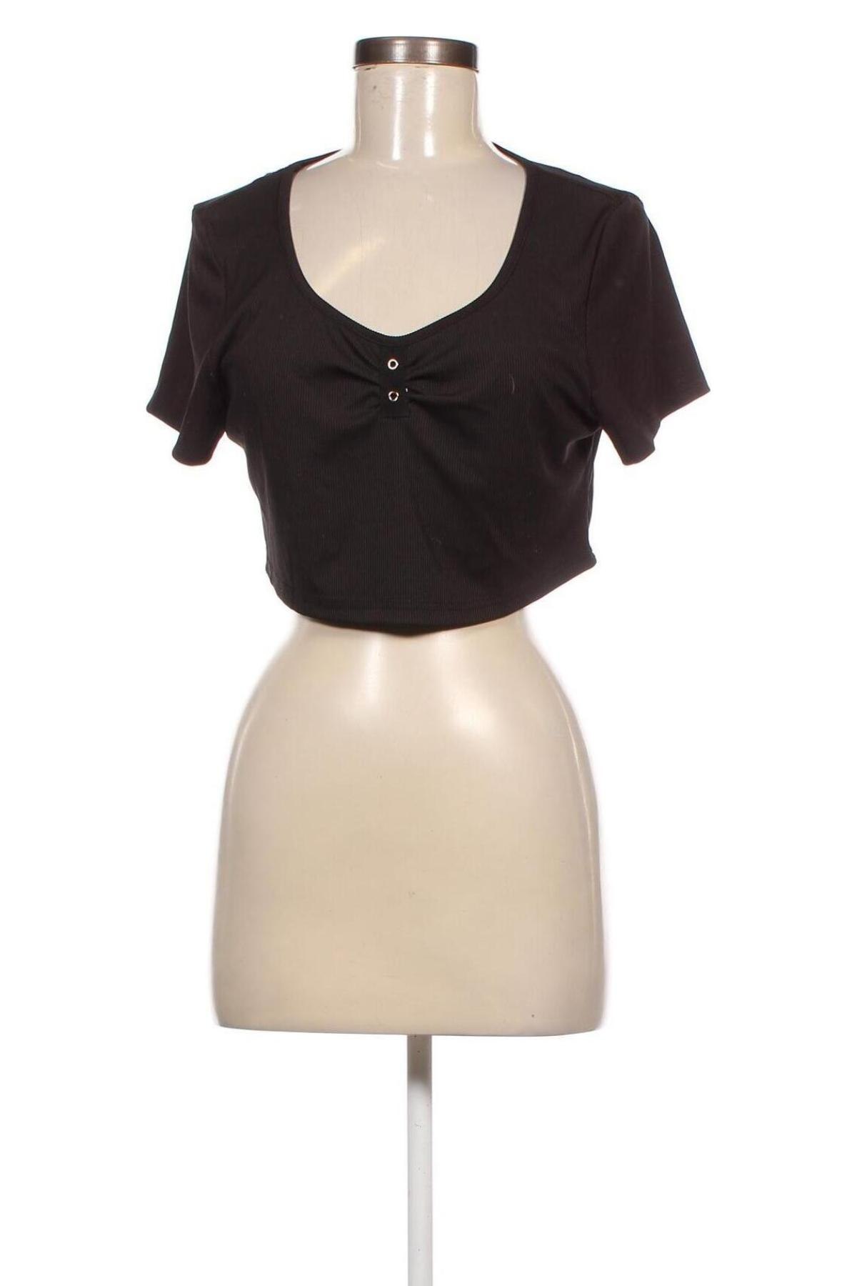 Γυναικεία μπλούζα SHEIN, Μέγεθος XL, Χρώμα Μαύρο, Τιμή 4,11 €
