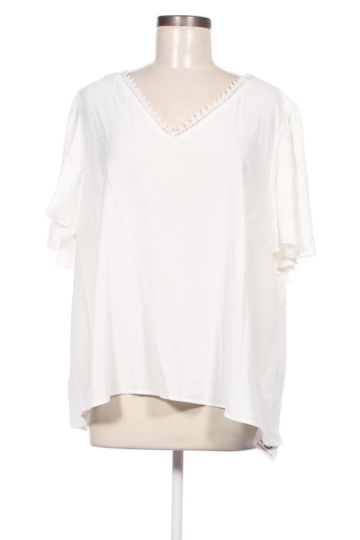 Damen Shirt SHEIN, Größe 3XL, Farbe Weiß, Preis 13,22 €