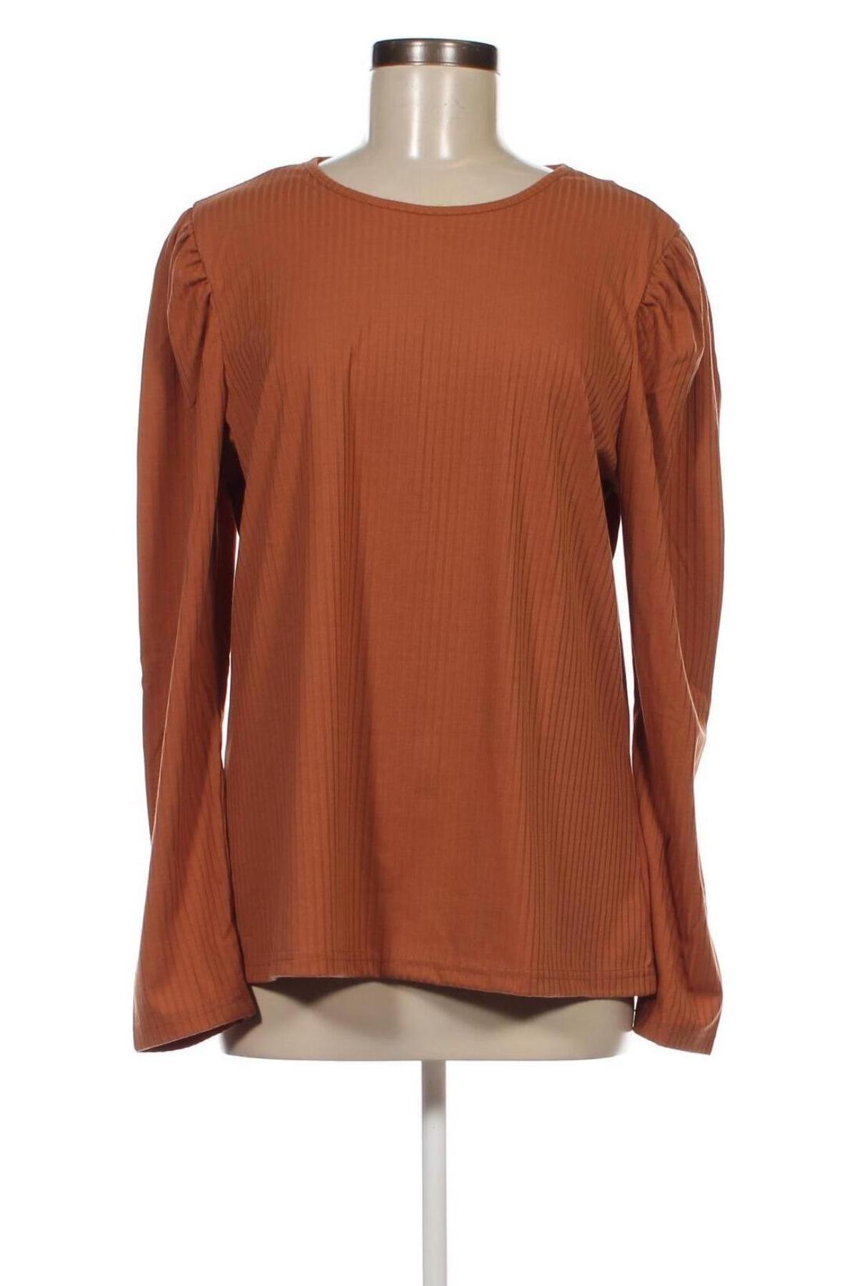 Дамска блуза Saint Tropez, Размер XXL, Цвят Кафяв, Цена 31,68 лв.