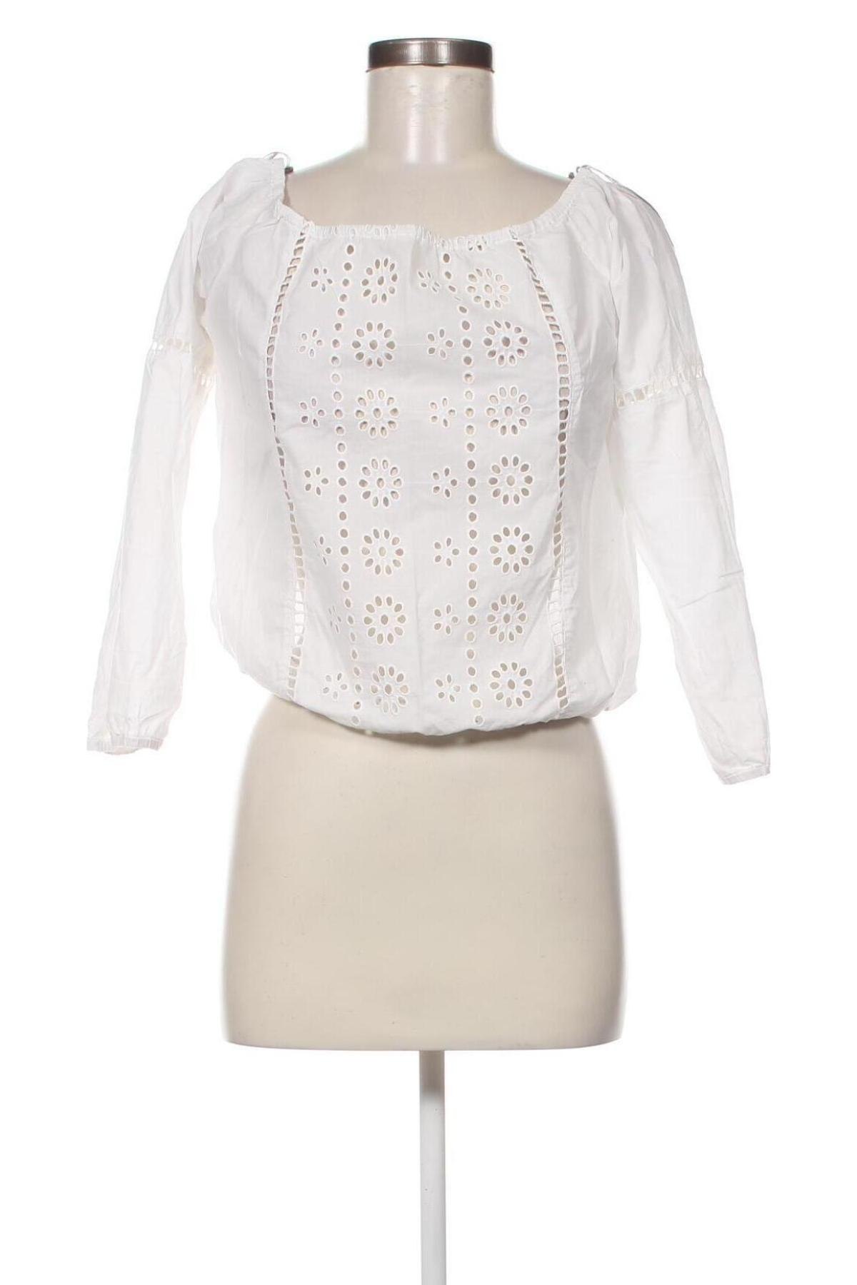 Γυναικεία μπλούζα Sinsay, Μέγεθος XS, Χρώμα Λευκό, Τιμή 9,62 €