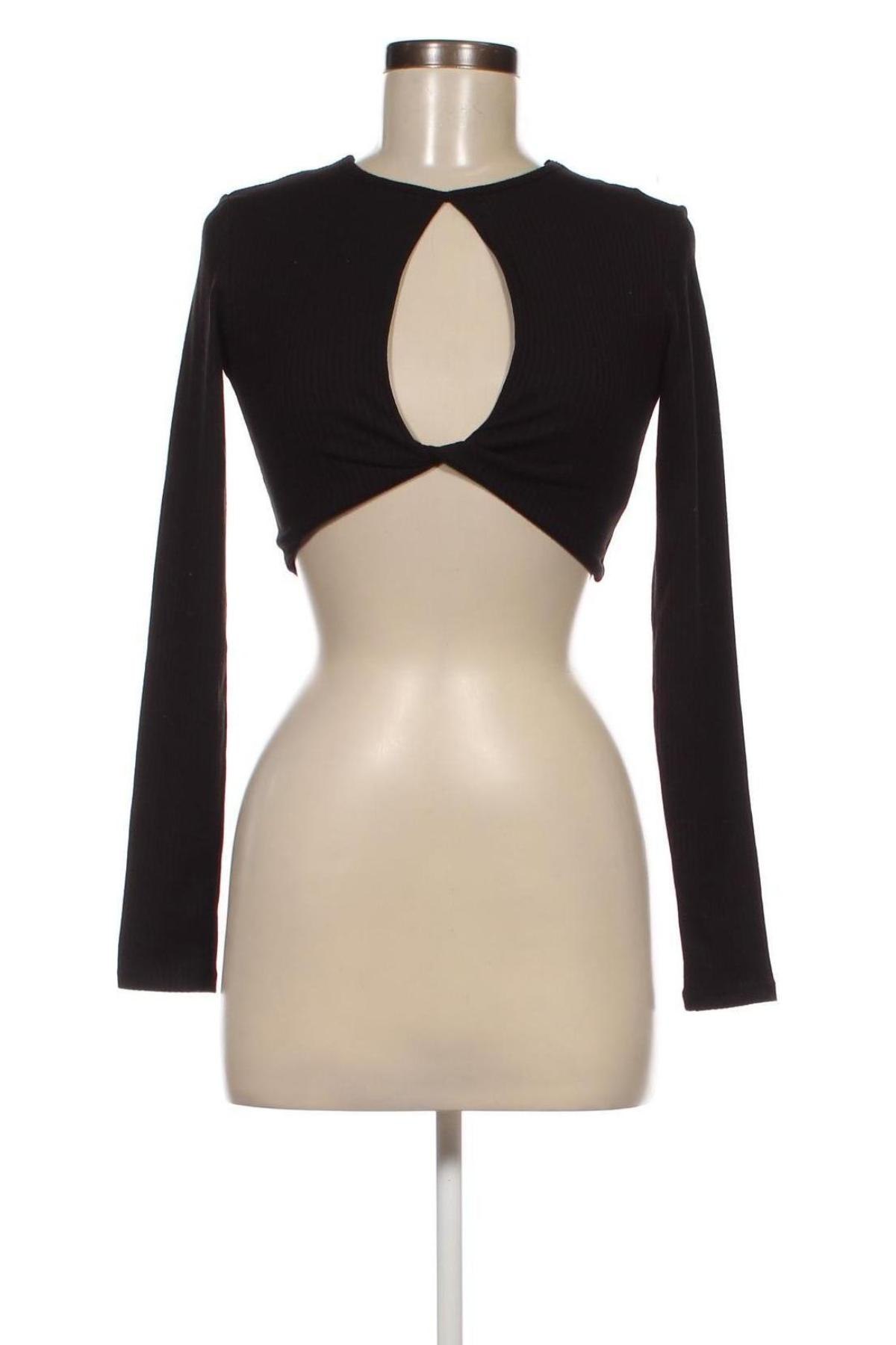 Γυναικεία μπλούζα Tally Weijl, Μέγεθος XS, Χρώμα Μαύρο, Τιμή 2,40 €
