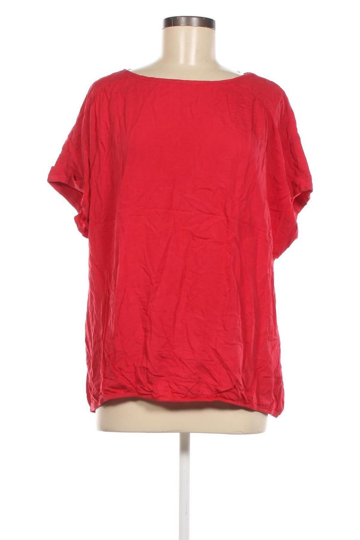 Дамска блуза Tom Tailor, Размер XXL, Цвят Червен, Цена 24,00 лв.