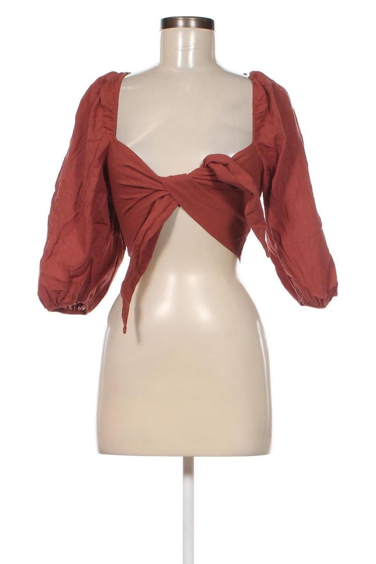 Дамска блуза Trendyol, Размер XS, Цвят Червен, Цена 5,04 лв.