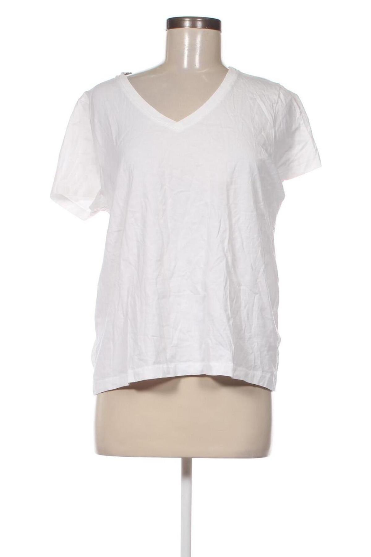 Γυναικεία μπλούζα Uniqlo, Μέγεθος L, Χρώμα Λευκό, Τιμή 14,85 €