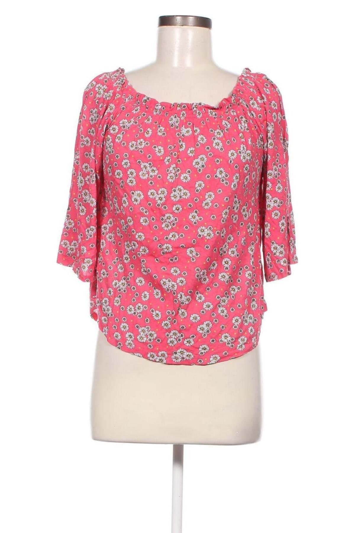 Γυναικεία μπλούζα United Colors Of Benetton, Μέγεθος S, Χρώμα Ρόζ , Τιμή 3,12 €