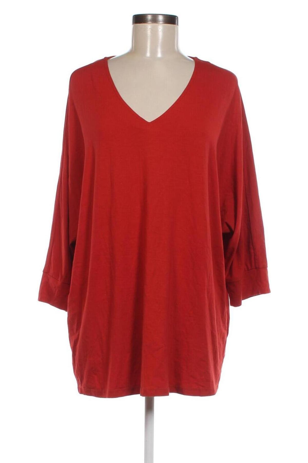 Γυναικεία μπλούζα Via Appia, Μέγεθος XXL, Χρώμα Πορτοκαλί, Τιμή 13,96 €