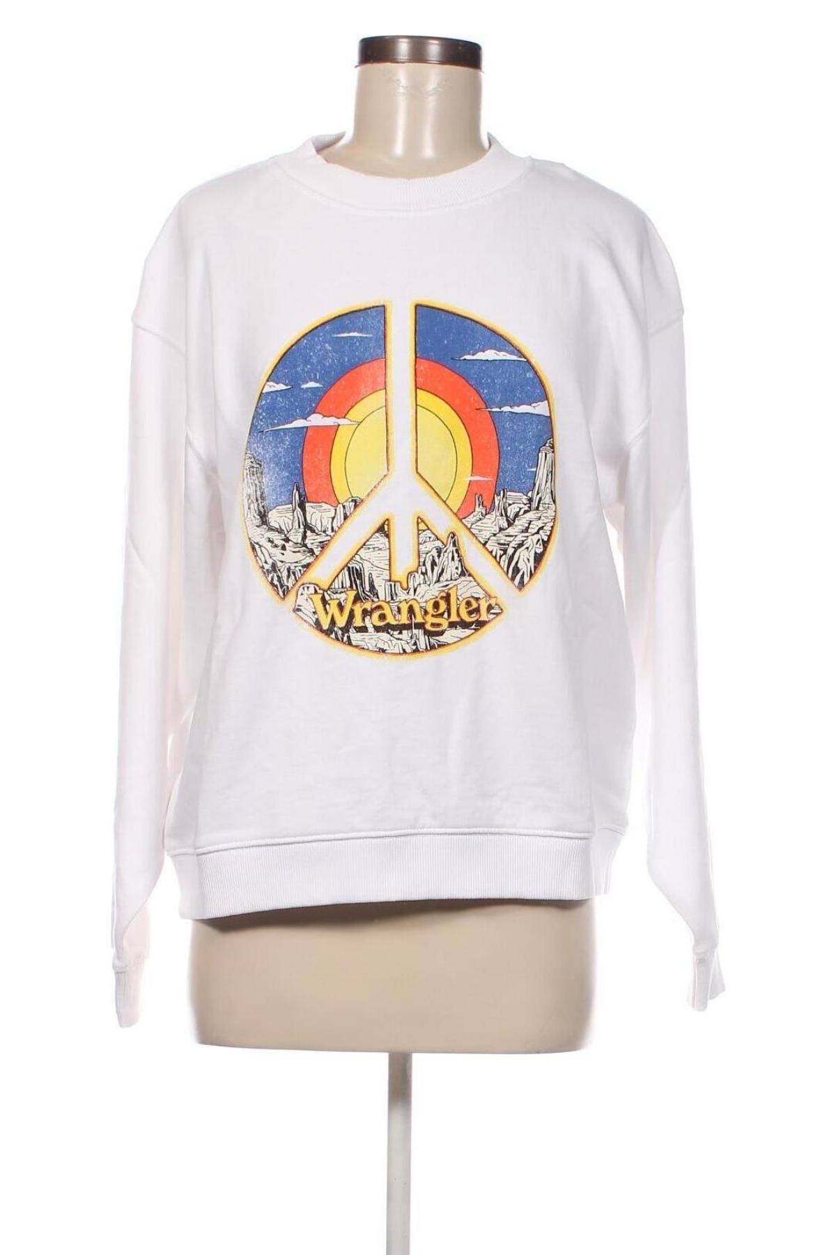 Γυναικεία μπλούζα Wrangler, Μέγεθος M, Χρώμα Λευκό, Τιμή 4,73 €