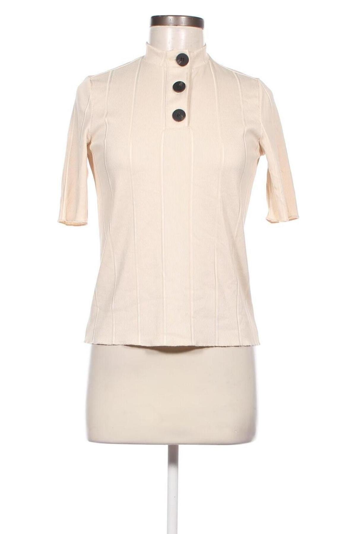 Дамска блуза Y.A.S, Размер XS, Цвят Бежов, Цена 20,40 лв.