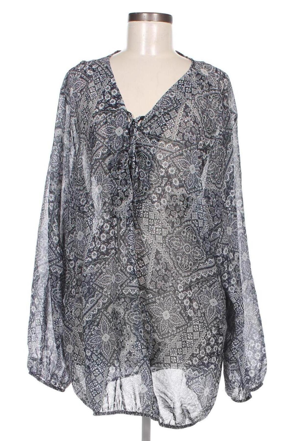 Γυναικεία μπλούζα Zizzi, Μέγεθος 3XL, Χρώμα Πολύχρωμο, Τιμή 5,94 €