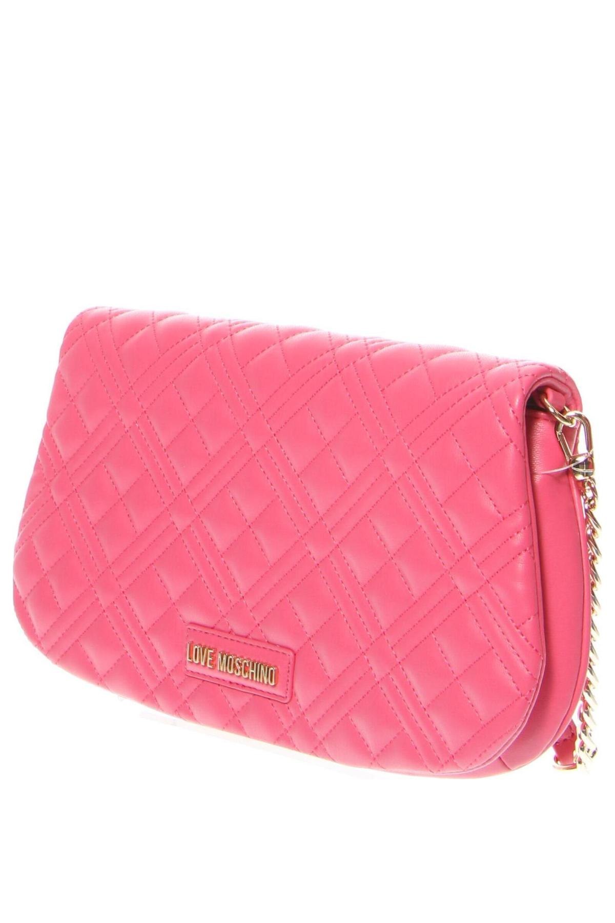 Дамска чанта Love Moschino, Цвят Розов, Цена 253,44 лв.