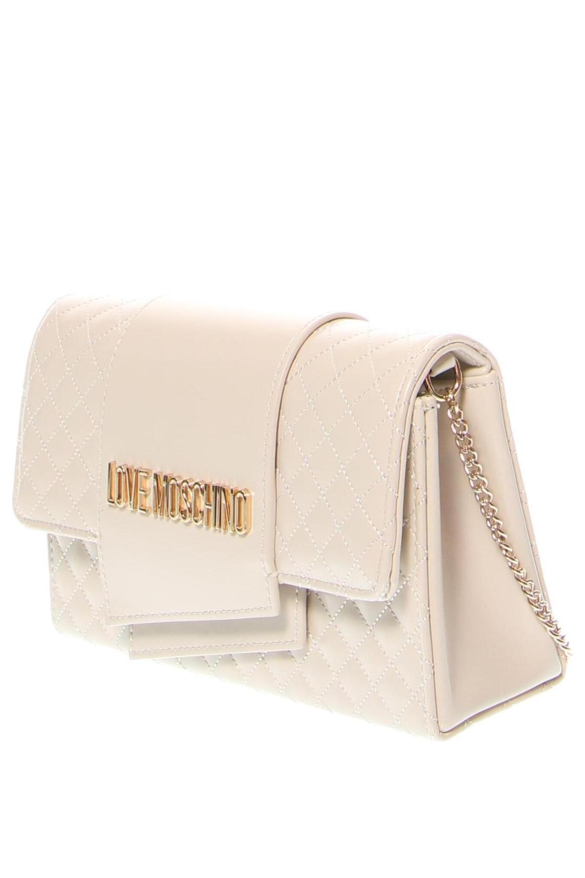 Γυναικεία τσάντα Love Moschino, Χρώμα Εκρού, Τιμή 127,47 €
