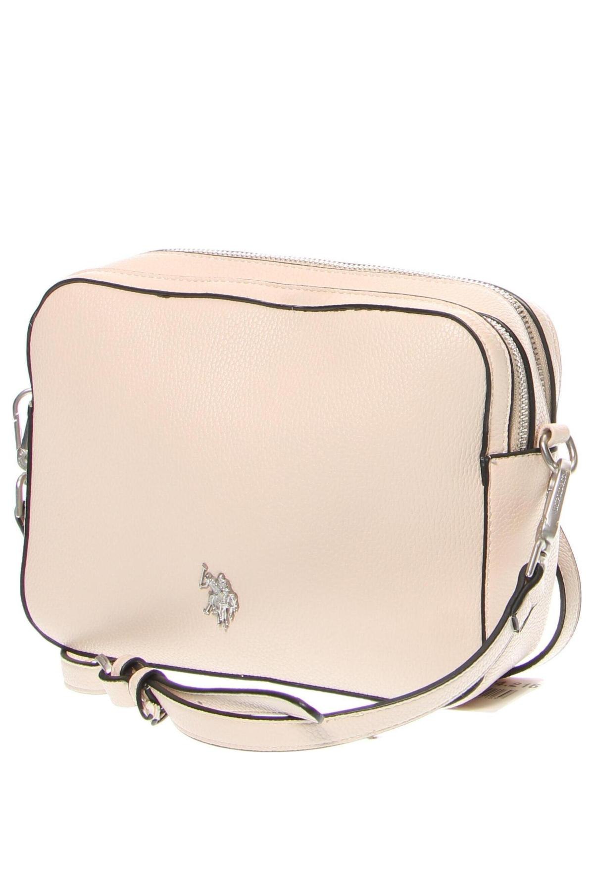 Γυναικεία τσάντα U.S. Polo Assn., Χρώμα  Μπέζ, Τιμή 75,26 €