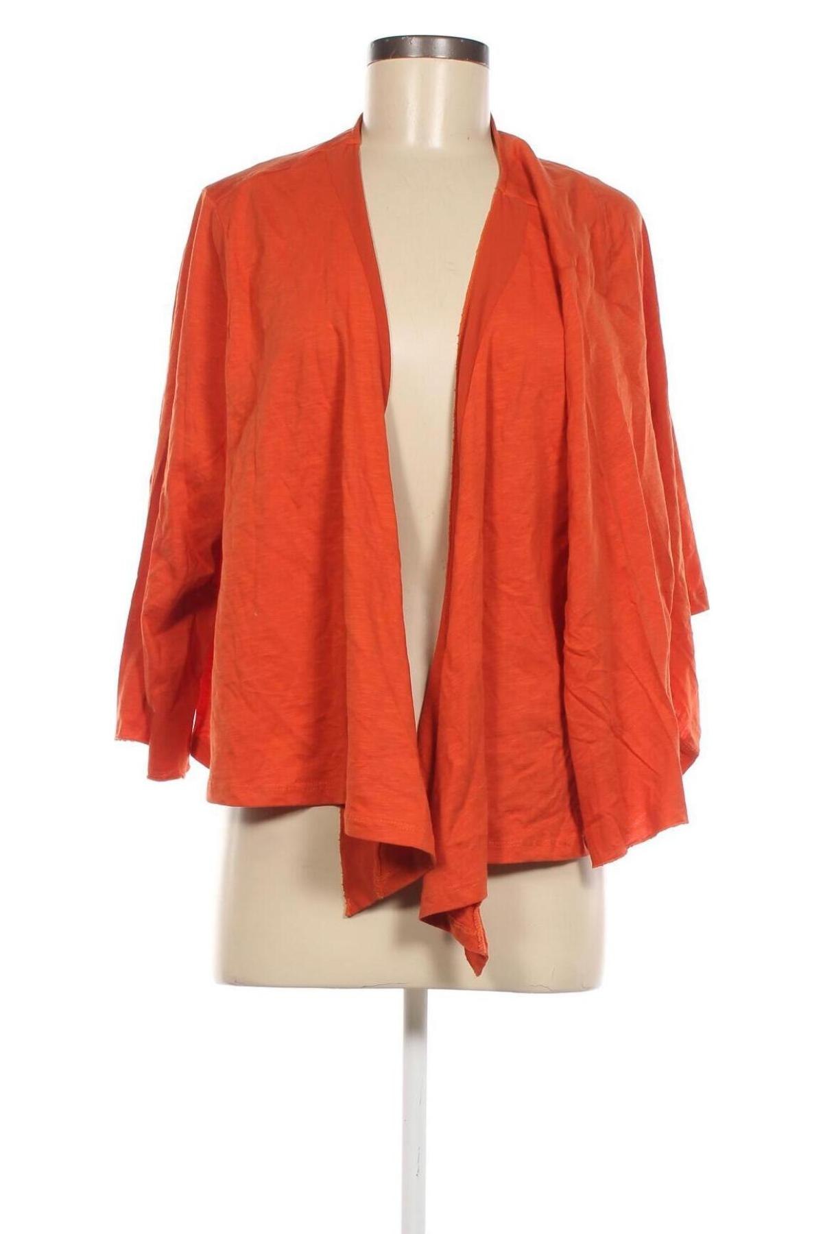 Damen Strickjacke Sheego, Größe 4XL, Farbe Orange, Preis € 22,40