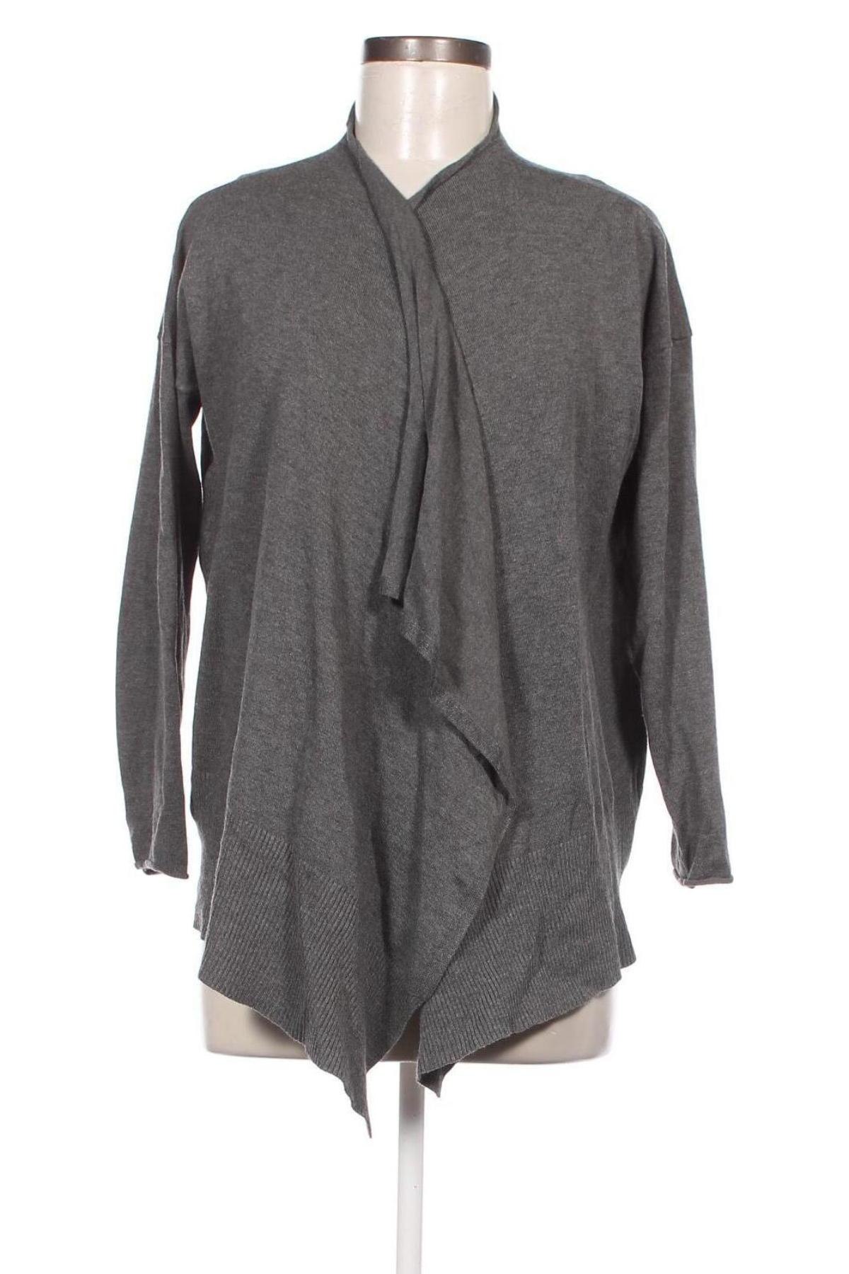 Damen Strickjacke Zara Knitwear, Größe L, Farbe Grau, Preis 2,50 €