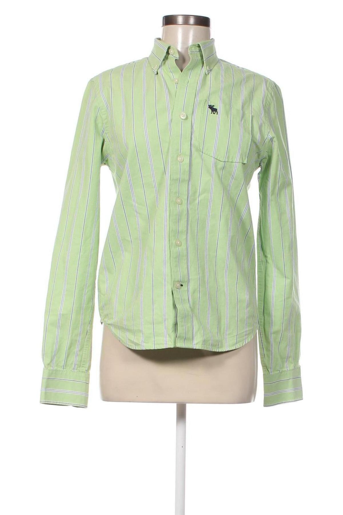 Дамска риза Abercrombie & Fitch, Размер L, Цвят Зелен, Цена 19,38 лв.