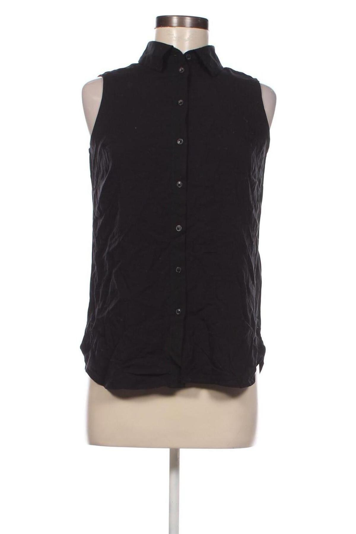Γυναικείο πουκάμισο Amisu, Μέγεθος XS, Χρώμα Μαύρο, Τιμή 15,46 €
