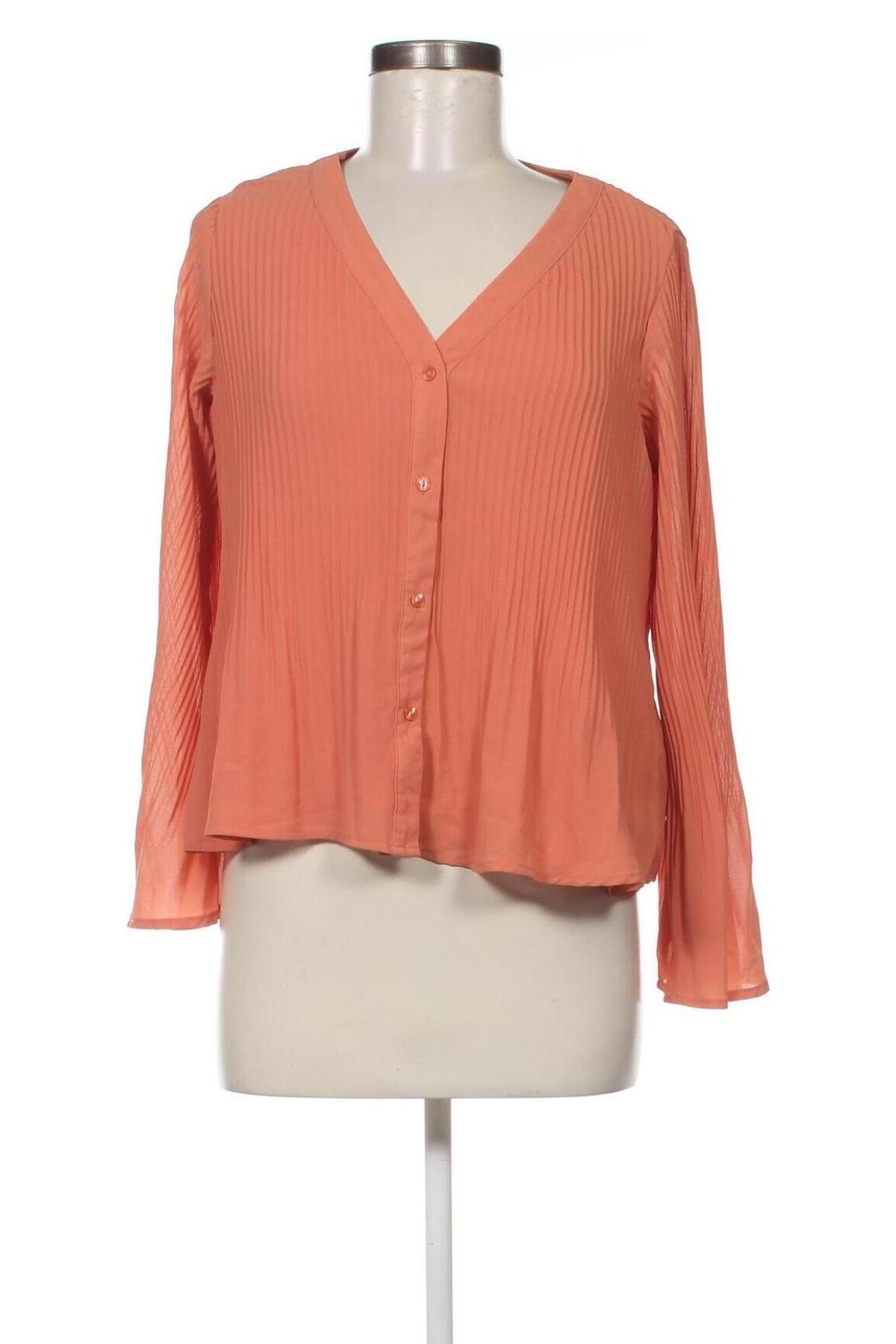 Γυναικείο πουκάμισο Amisu, Μέγεθος XS, Χρώμα Πορτοκαλί, Τιμή 12,79 €
