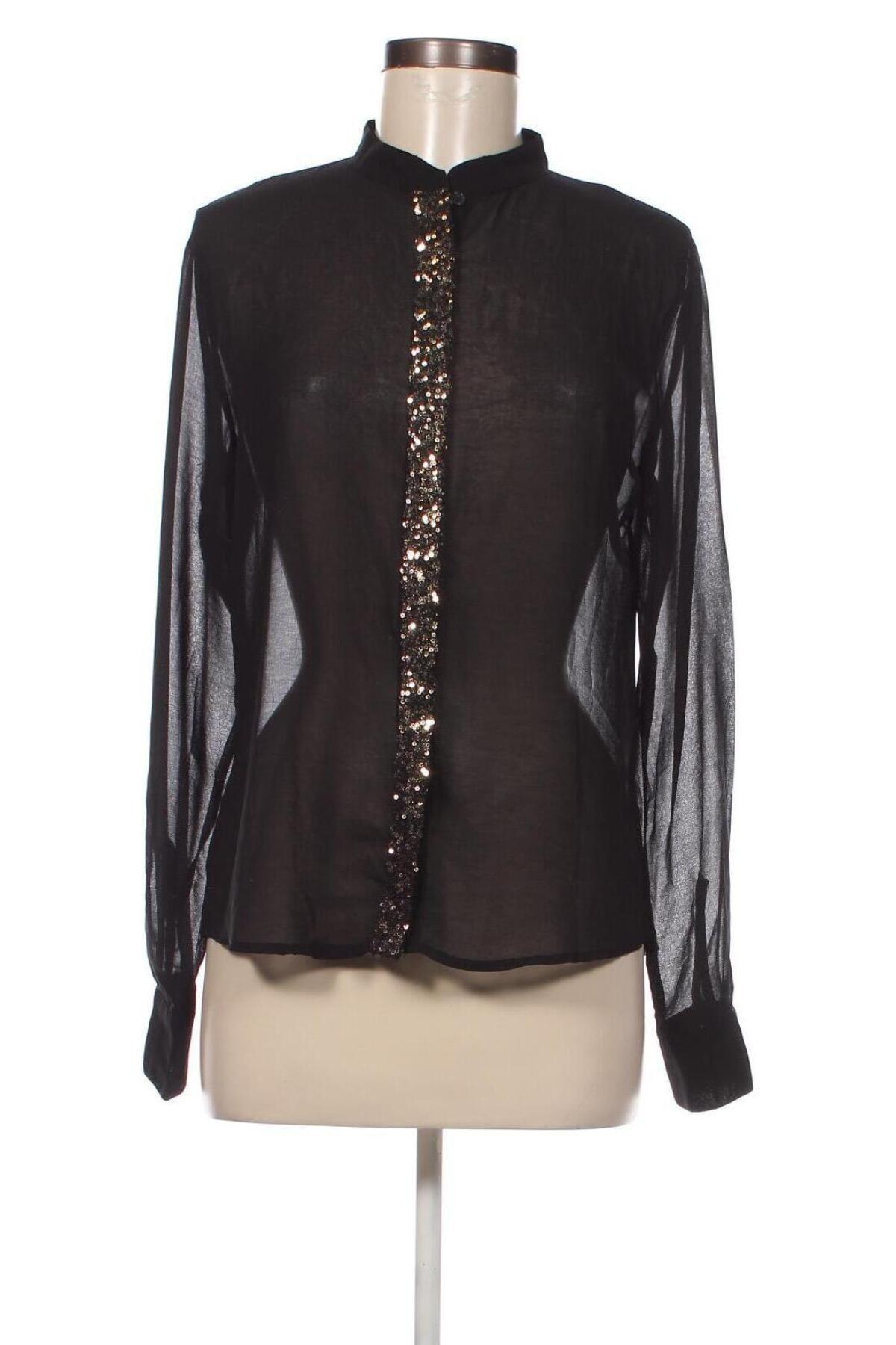 Γυναικείο πουκάμισο Ann Christine, Μέγεθος M, Χρώμα Μαύρο, Τιμή 5,41 €