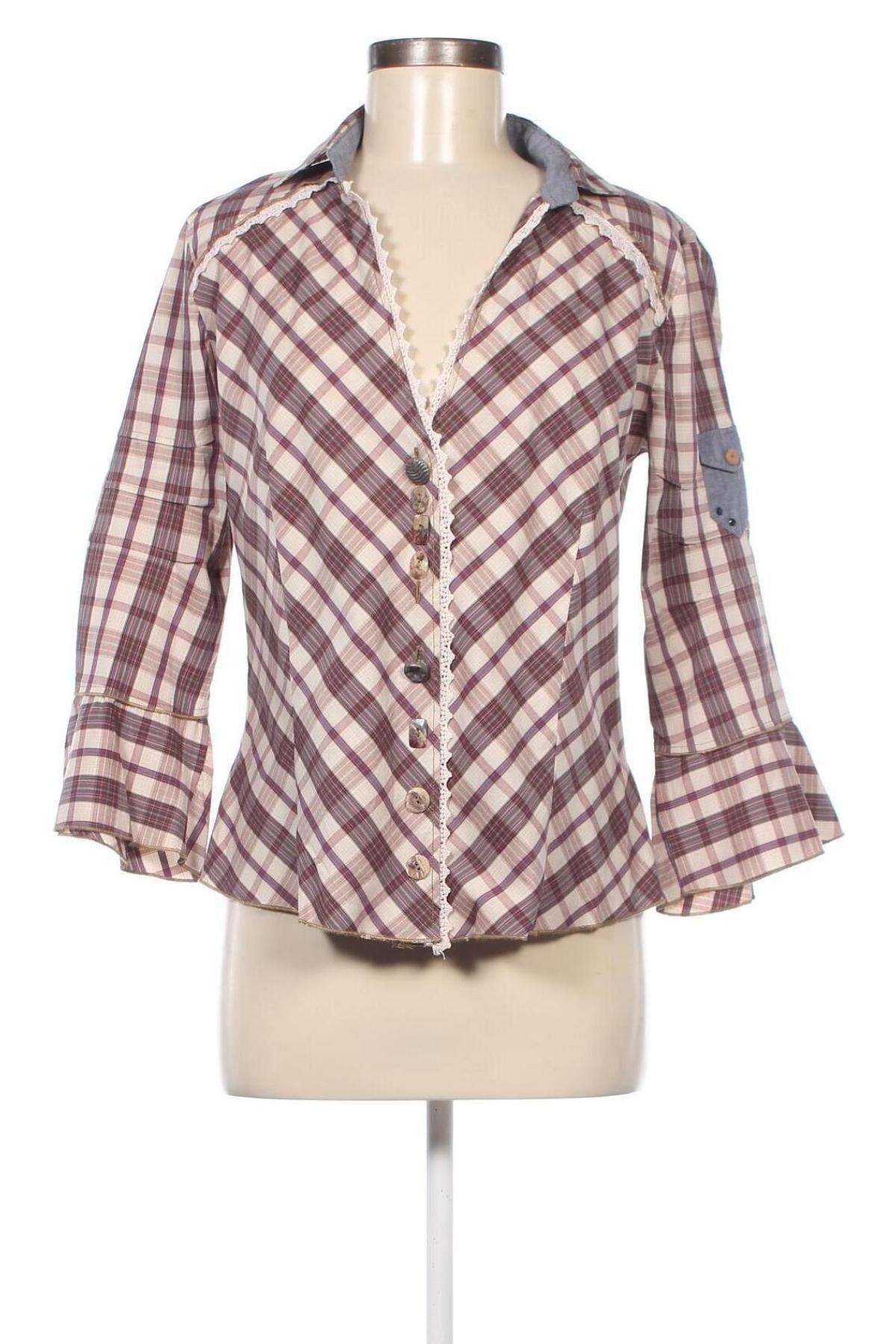 Γυναικείο πουκάμισο Bottega, Μέγεθος M, Χρώμα Πολύχρωμο, Τιμή 5,77 €