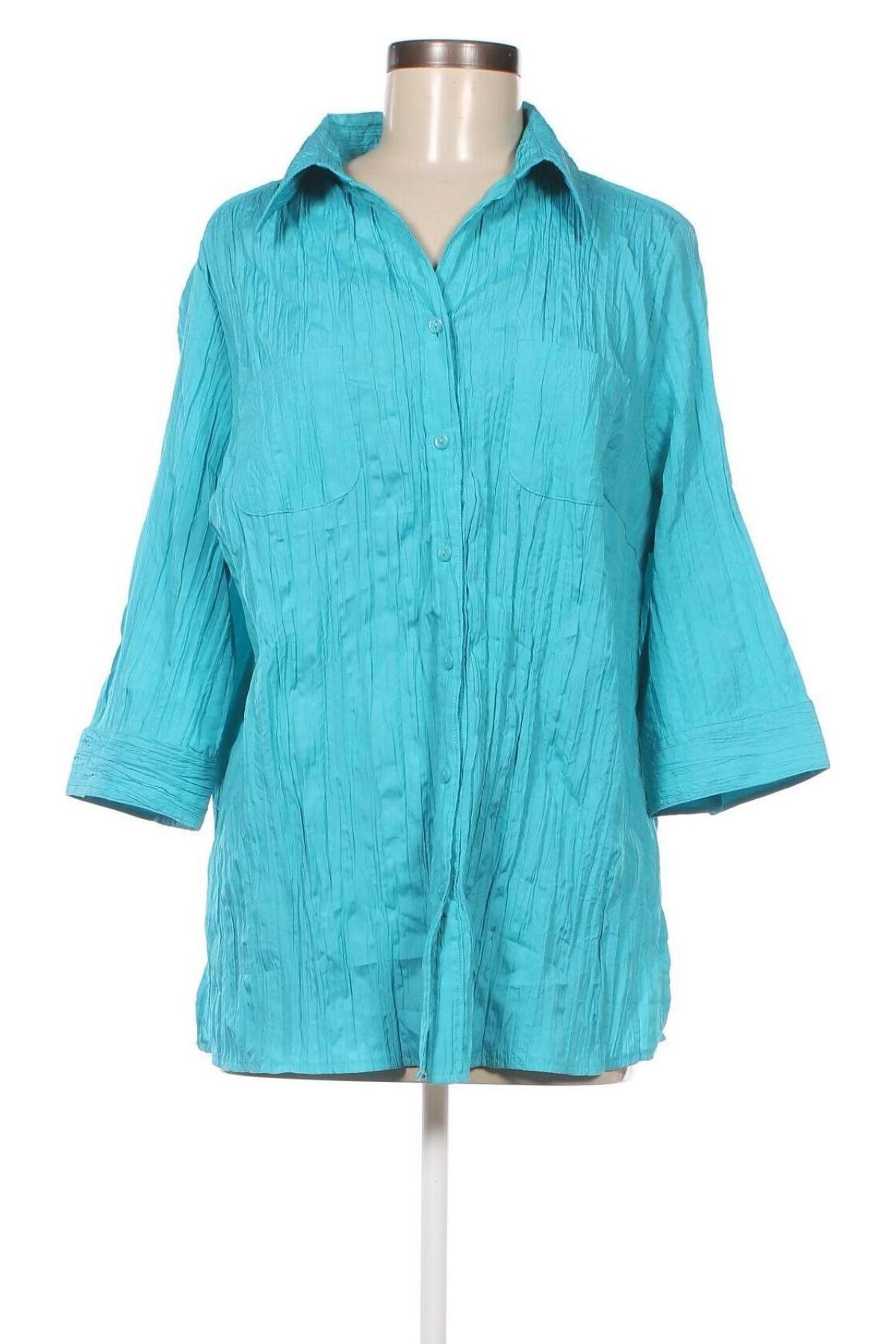Dámska košeľa  Canda, Veľkosť XL, Farba Modrá, Cena  4,43 €