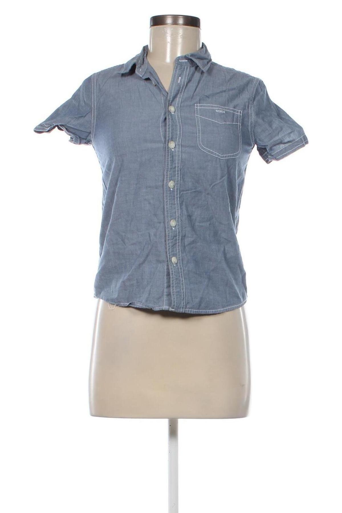 Γυναικείο πουκάμισο Cherokee, Μέγεθος M, Χρώμα Μπλέ, Τιμή 6,18 €