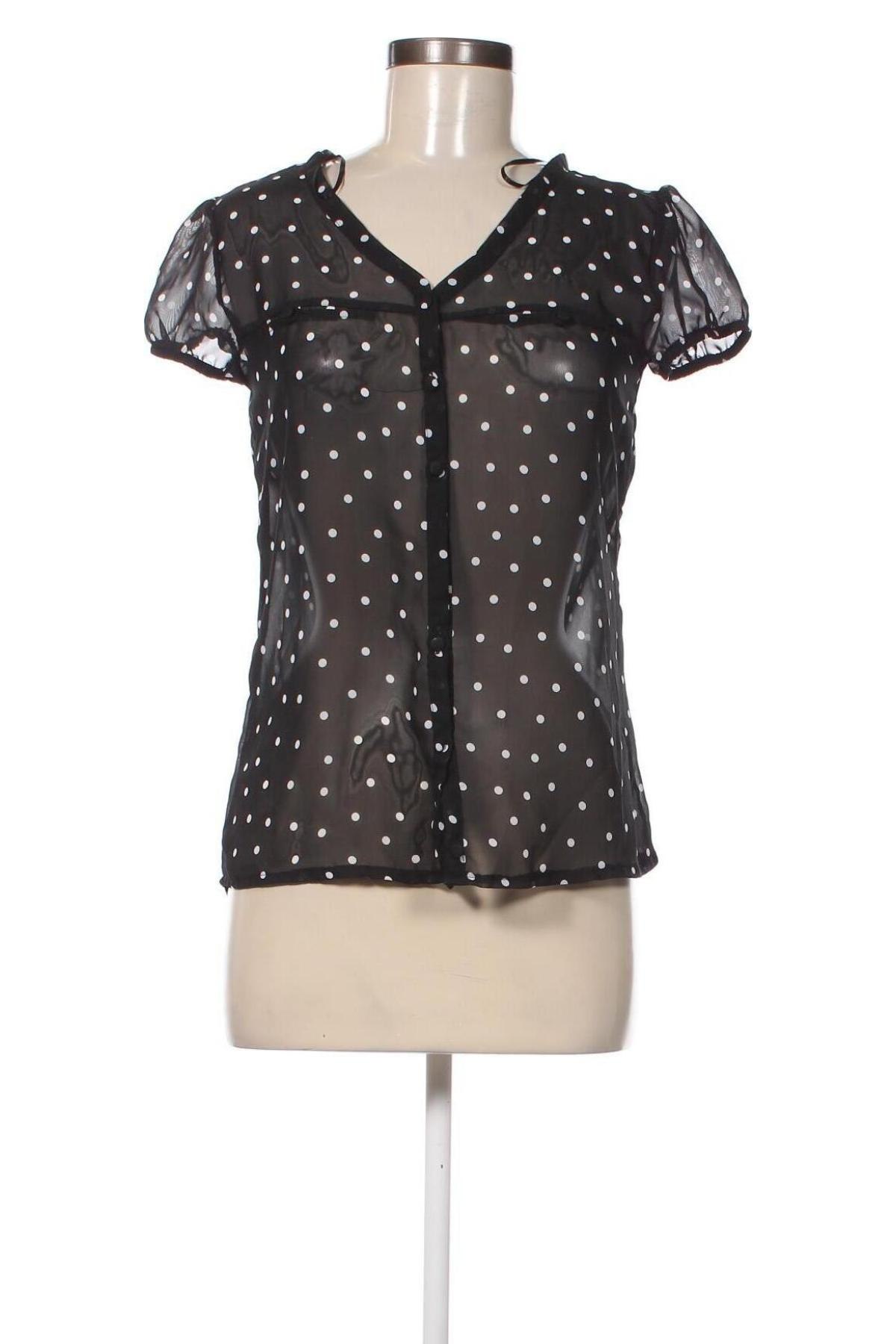 Γυναικείο πουκάμισο Clockhouse, Μέγεθος M, Χρώμα Μαύρο, Τιμή 6,18 €