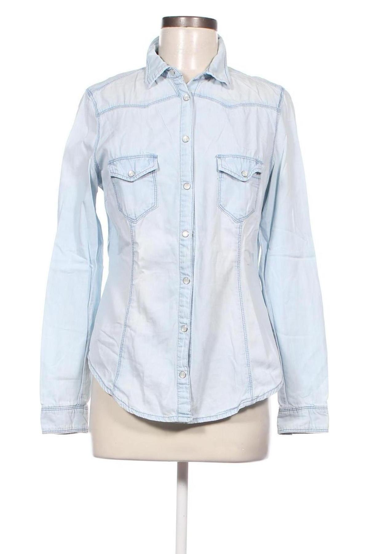 Γυναικείο πουκάμισο Denim Co., Μέγεθος M, Χρώμα Μπλέ, Τιμή 7,29 €